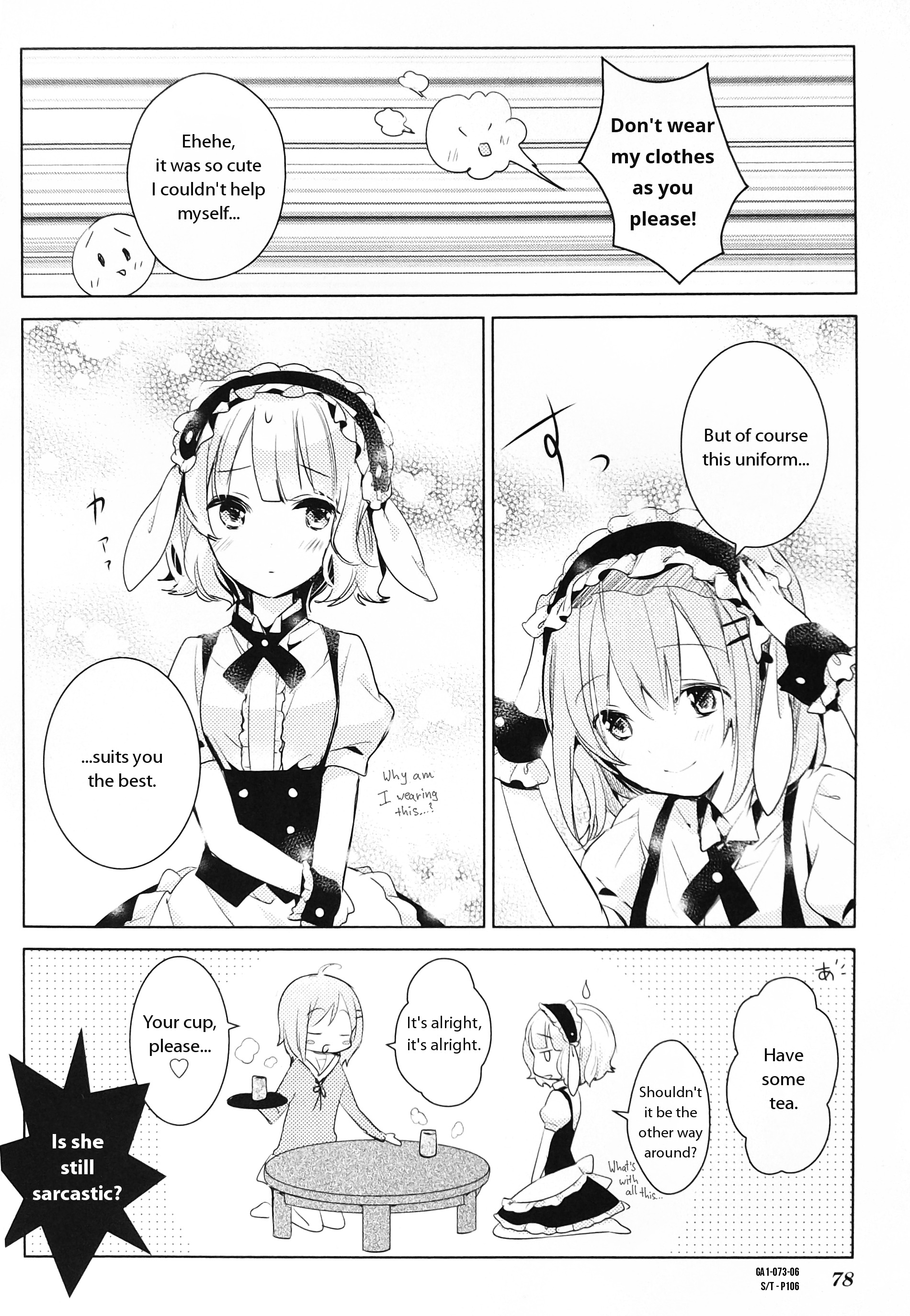 Gochuumon Wa Usagi Desu Ka? Anthology Comic - Vol.1 Chapter 10 : Reason For Being Late [By: Horiizumi Inco]