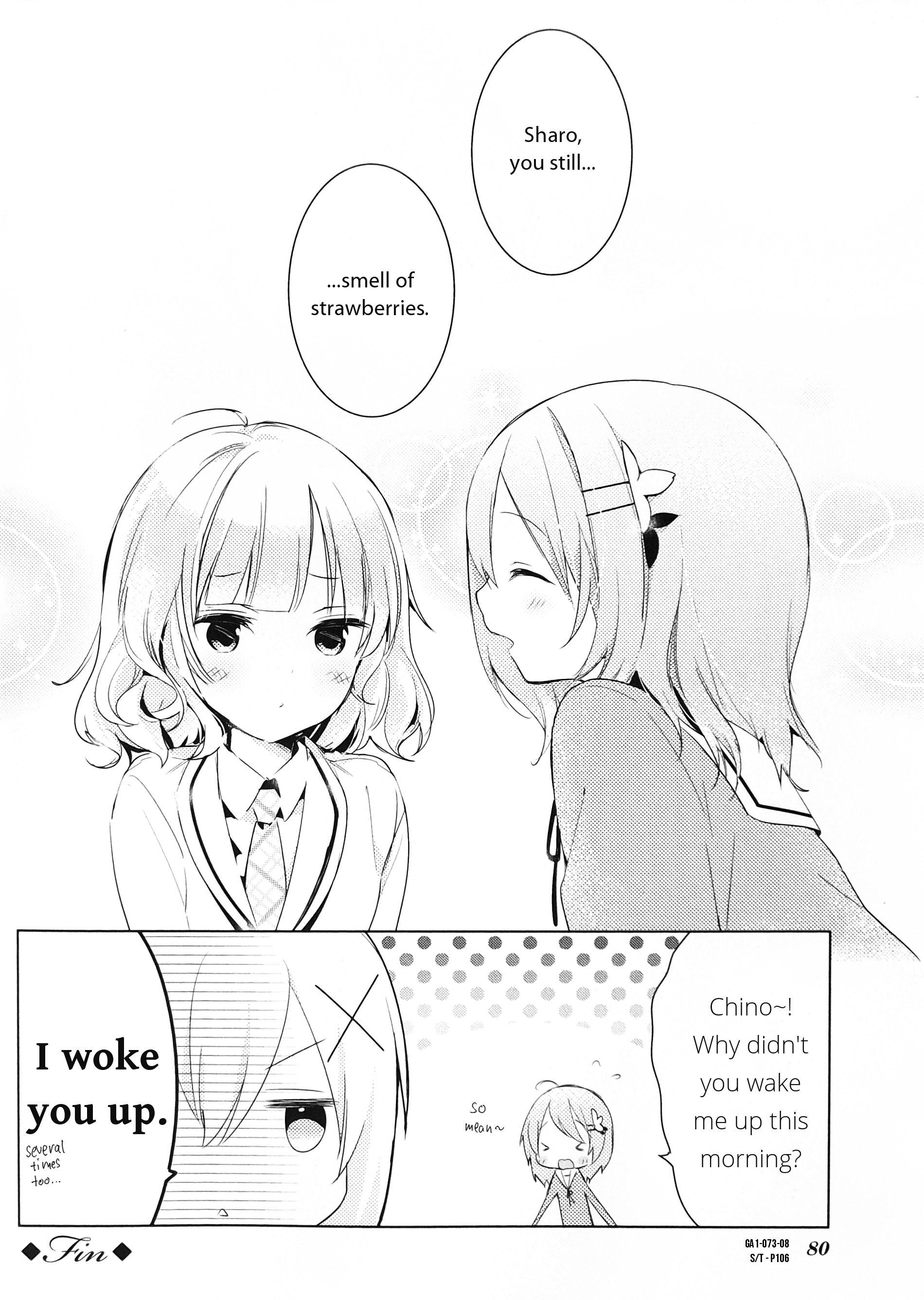 Gochuumon Wa Usagi Desu Ka? Anthology Comic - Vol.1 Chapter 10 : Reason For Being Late [By: Horiizumi Inco]