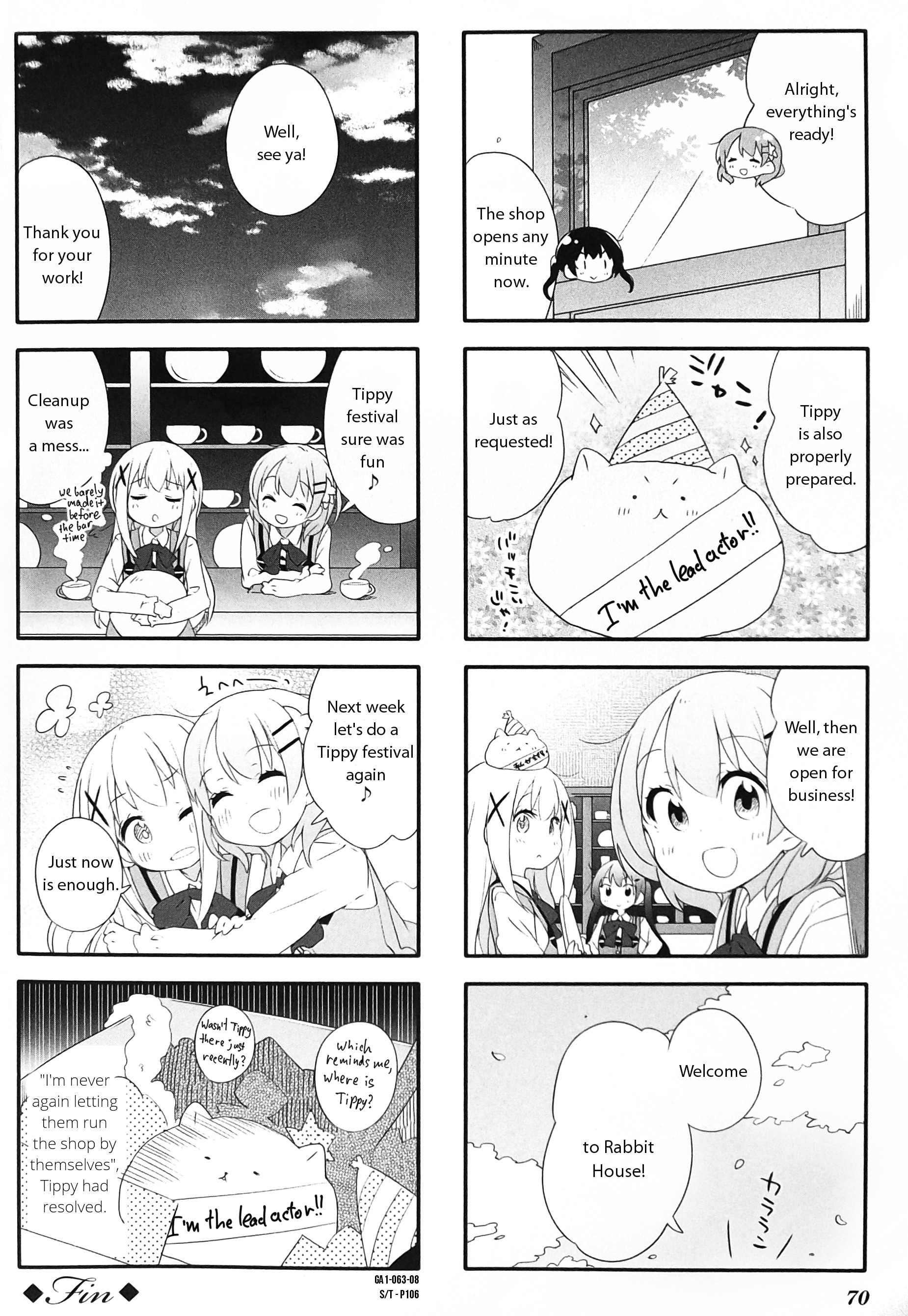 Gochuumon Wa Usagi Desu Ka? Anthology Comic - Vol.1 Chapter 9 : Spring Tippy Festival [By: Ms]