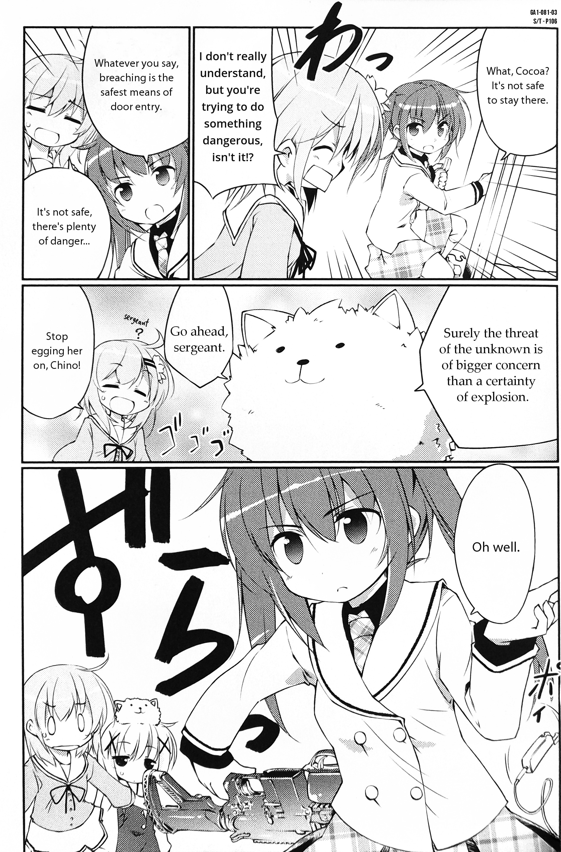 Gochuumon Wa Usagi Desu Ka? Anthology Comic - Vol.1 Chapter 11 : Full Metal Sweets? [By: Nanaroku]