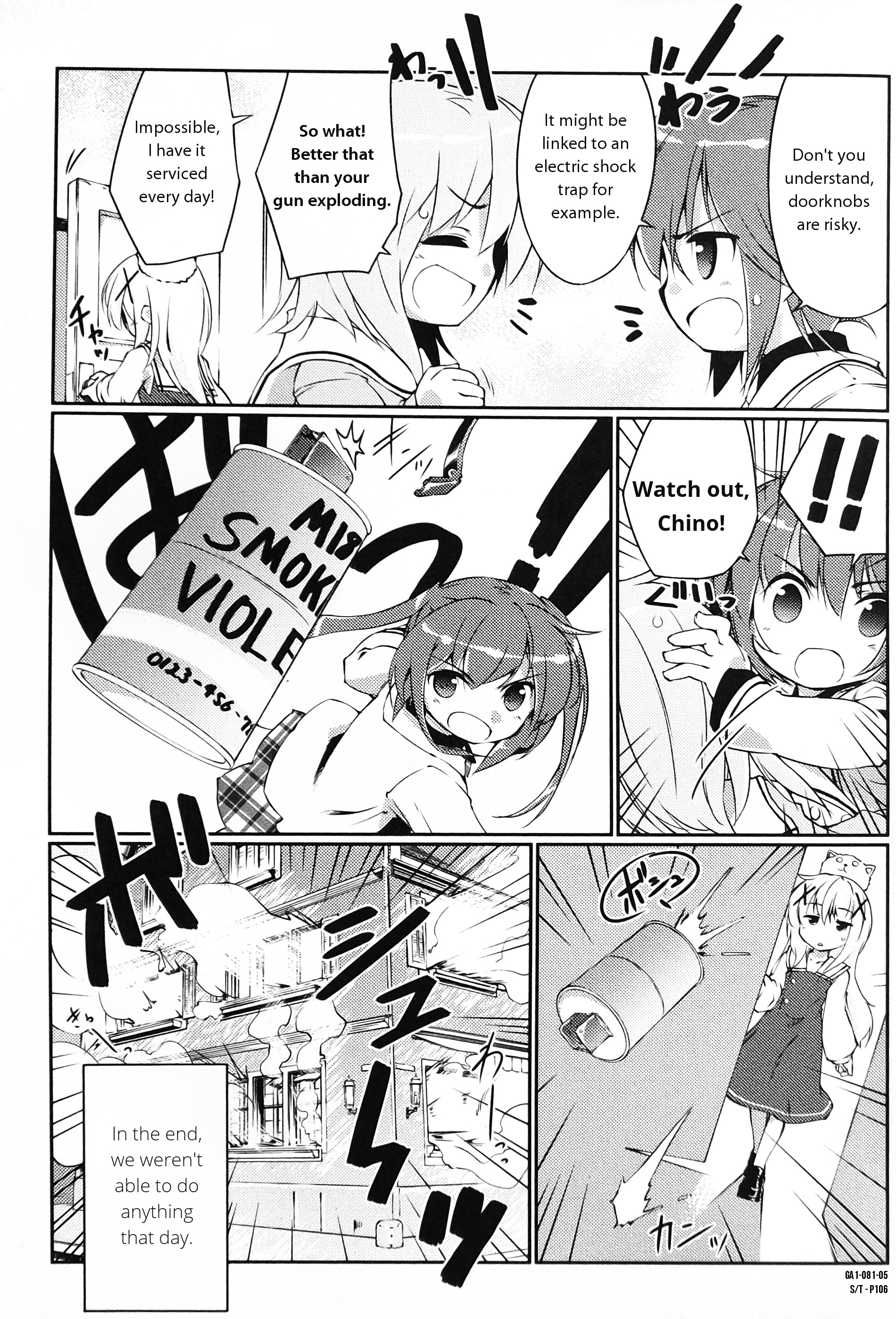 Gochuumon Wa Usagi Desu Ka? Anthology Comic - Vol.1 Chapter 11 : Full Metal Sweets? [By: Nanaroku]