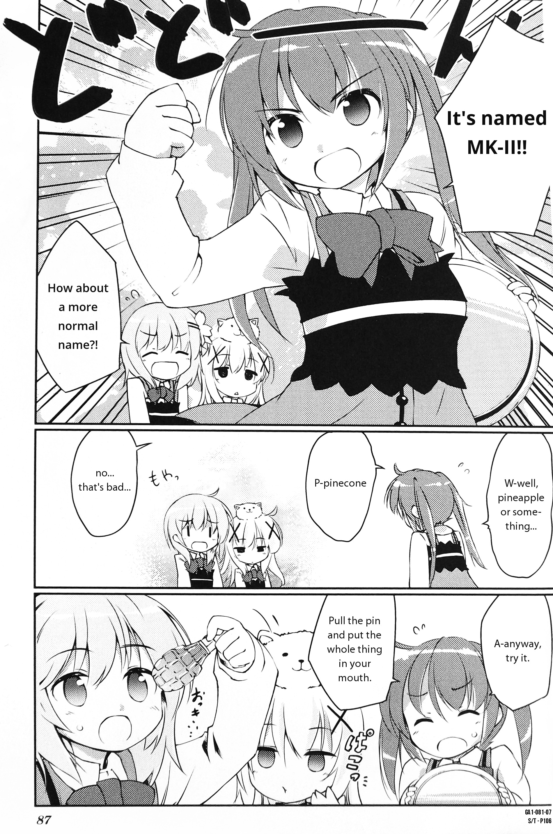 Gochuumon Wa Usagi Desu Ka? Anthology Comic - Vol.1 Chapter 11 : Full Metal Sweets? [By: Nanaroku]