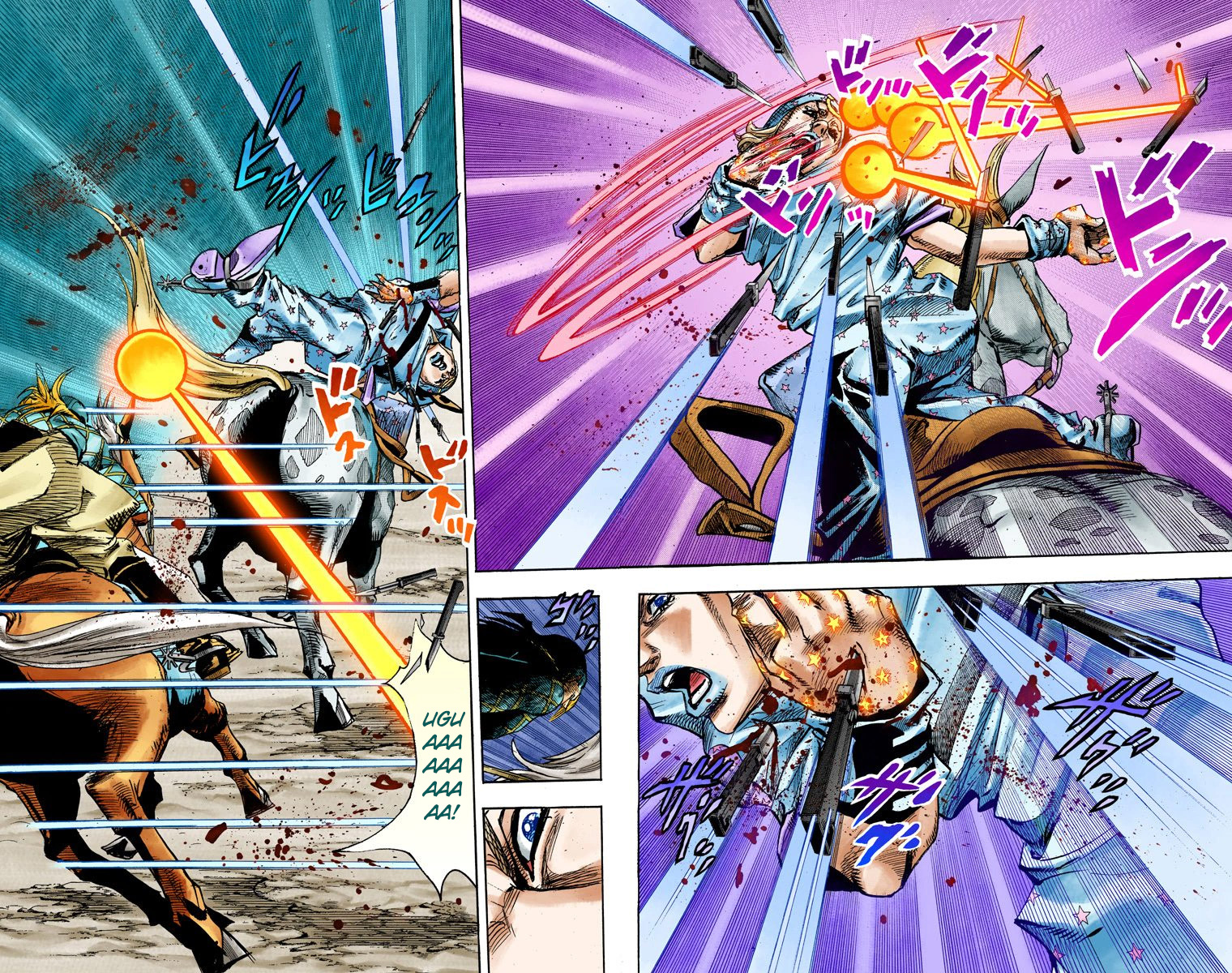 Jojo's Bizarre Adventure Part 7 - Steel Ball Run - Vol.23 Chapter 91: High Voltage Part 2