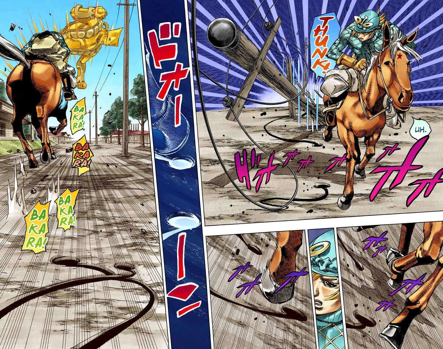 Jojo's Bizarre Adventure Part 7 - Steel Ball Run - Vol.23 Chapter 91: High Voltage Part 2