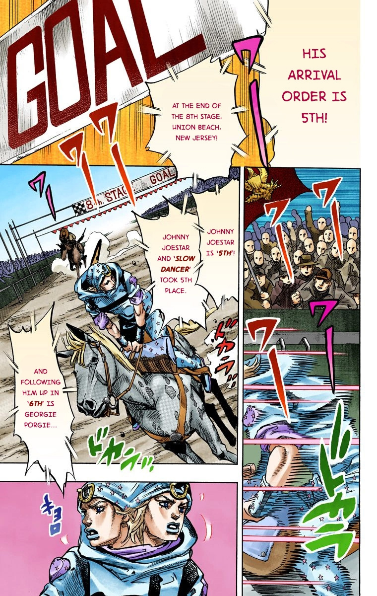 Jojo's Bizarre Adventure Part 7 - Steel Ball Run - Vol.23 Chapter 91: High Voltage Part 2