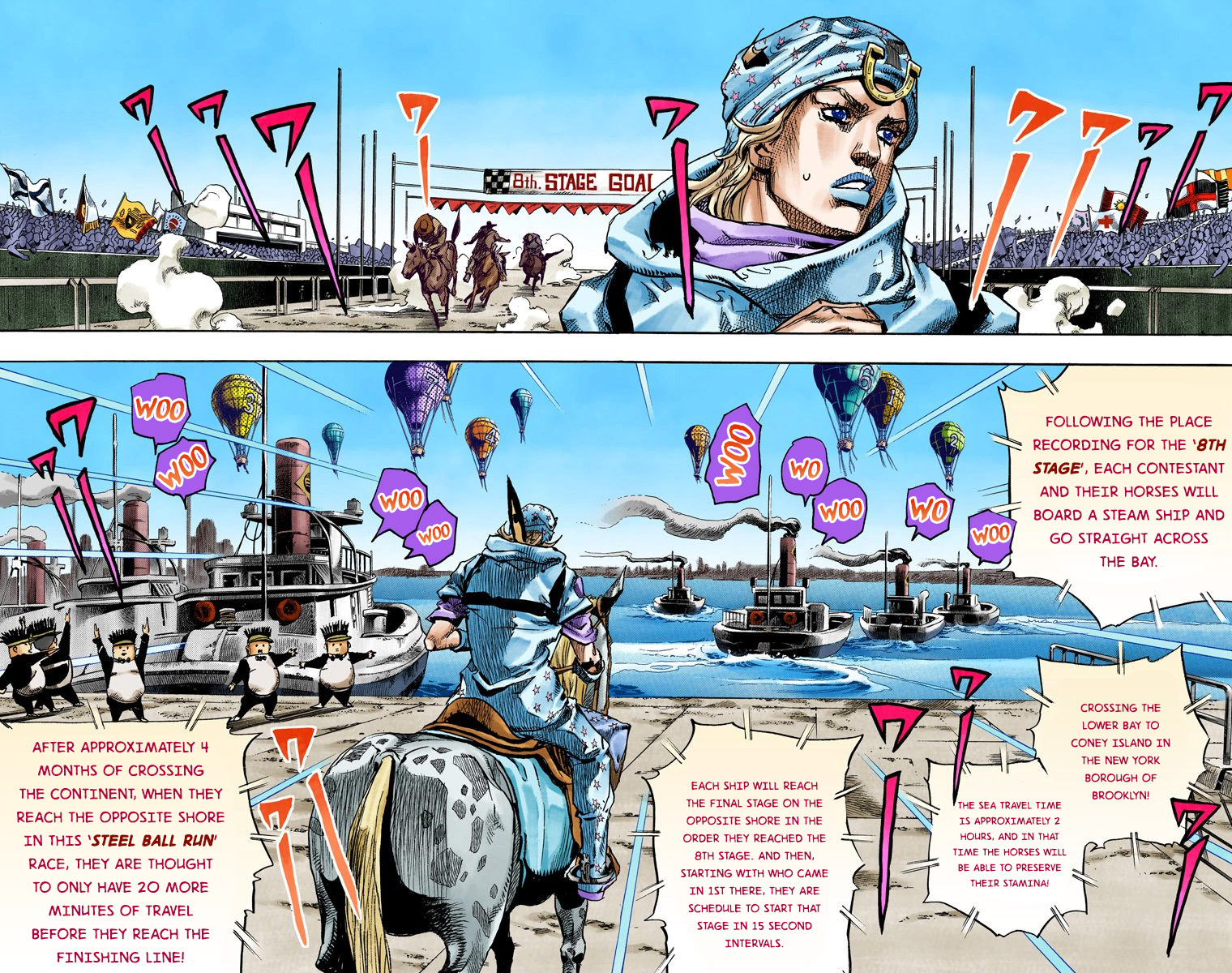 Jojo's Bizarre Adventure Part 7 - Steel Ball Run - Vol.23 Chapter 91: High Voltage Part 2