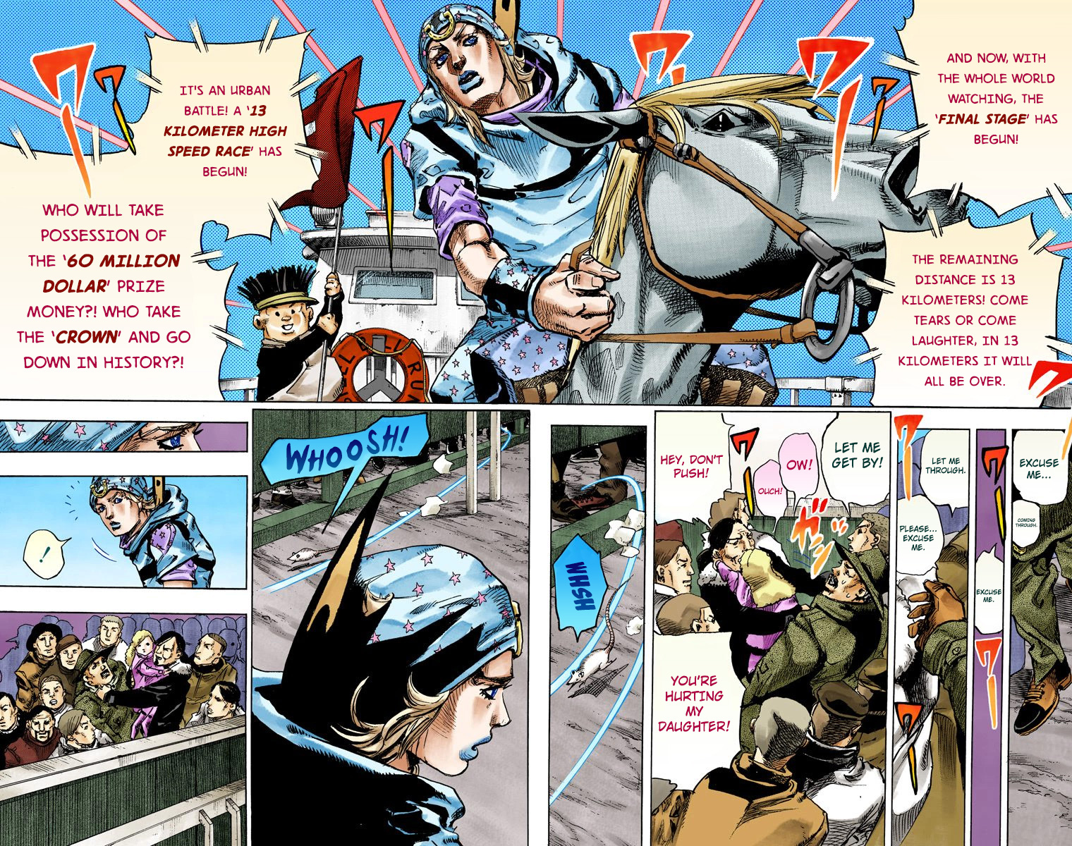 Jojo's Bizarre Adventure Part 7 - Steel Ball Run - Vol.23 Chapter 91: High Voltage Part 2