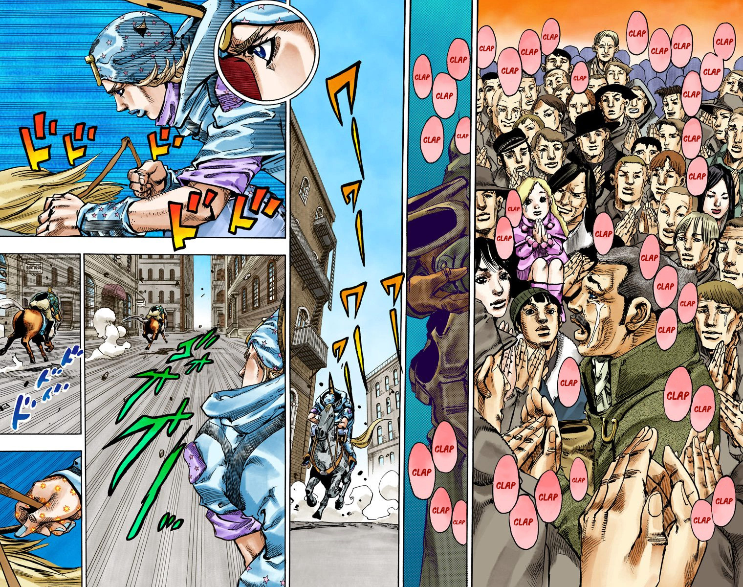 Jojo's Bizarre Adventure Part 7 - Steel Ball Run - Vol.23 Chapter 91: High Voltage Part 2