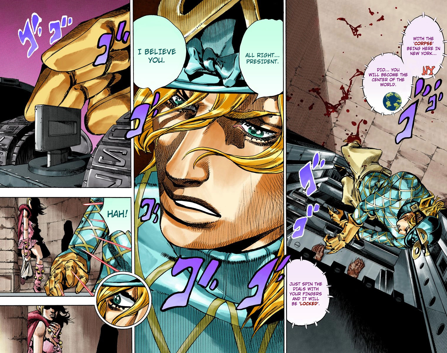 Jojo's Bizarre Adventure Part 7 - Steel Ball Run - Vol.24 Chapter 95: World Of Stars And Stripes - Outro