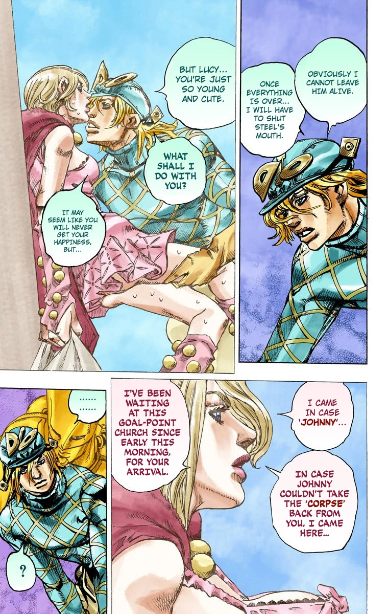 Jojo's Bizarre Adventure Part 7 - Steel Ball Run - Vol.24 Chapter 95: World Of Stars And Stripes - Outro