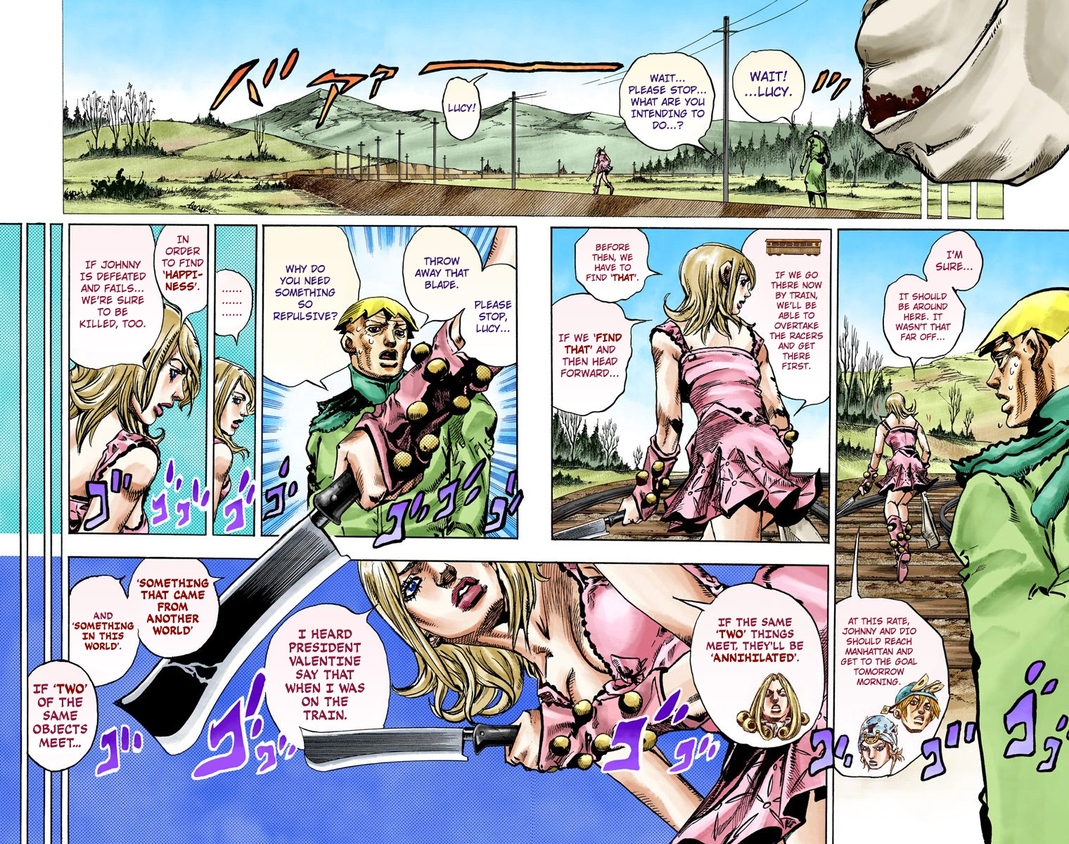 Jojo's Bizarre Adventure Part 7 - Steel Ball Run - Vol.24 Chapter 95: World Of Stars And Stripes - Outro