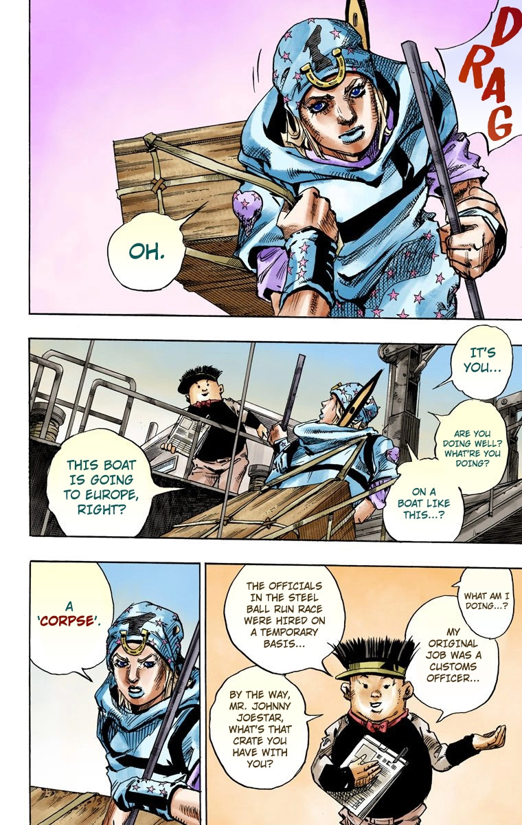 Jojo's Bizarre Adventure Part 7 - Steel Ball Run - Vol.24 Chapter 95: World Of Stars And Stripes - Outro