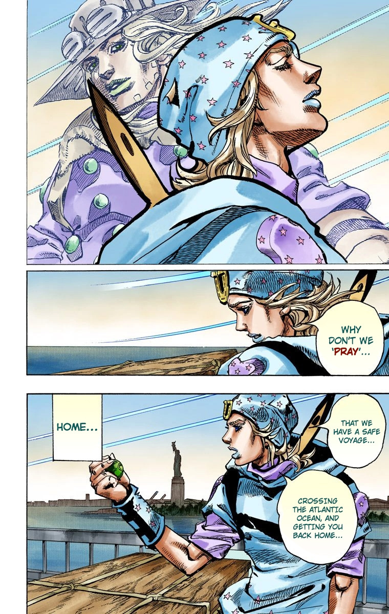 Jojo's Bizarre Adventure Part 7 - Steel Ball Run - Vol.24 Chapter 95: World Of Stars And Stripes - Outro