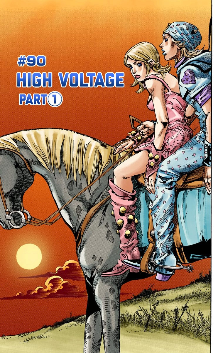 Jojo's Bizarre Adventure Part 7 - Steel Ball Run - Vol.23 Chapter 90: High Voltage Part 1