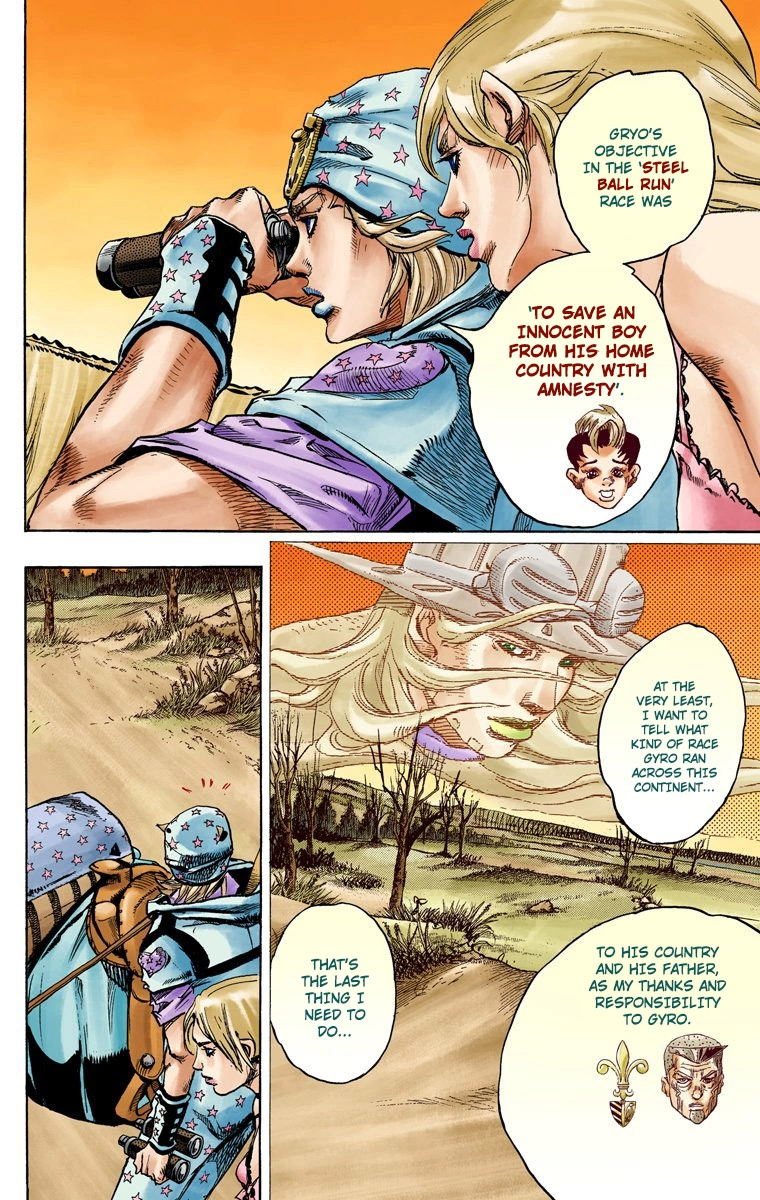 Jojo's Bizarre Adventure Part 7 - Steel Ball Run - Vol.23 Chapter 90: High Voltage Part 1