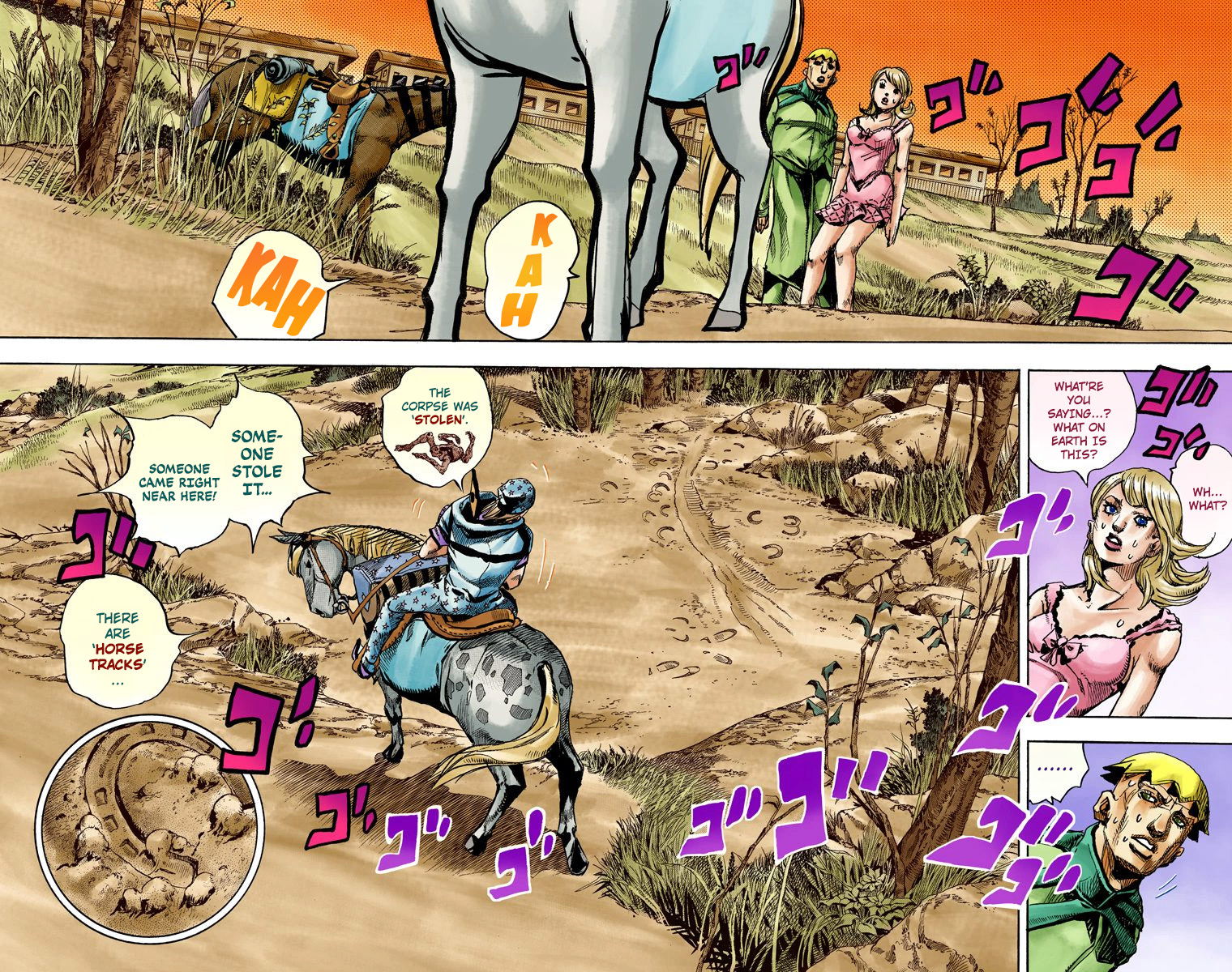 Jojo's Bizarre Adventure Part 7 - Steel Ball Run - Vol.23 Chapter 90: High Voltage Part 1