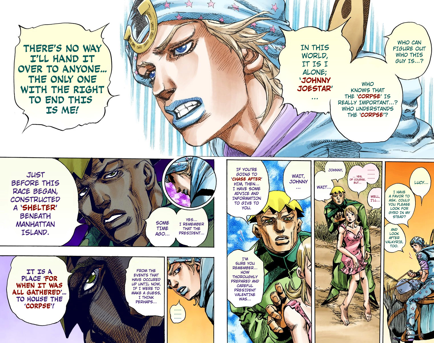 Jojo's Bizarre Adventure Part 7 - Steel Ball Run - Vol.23 Chapter 90: High Voltage Part 1