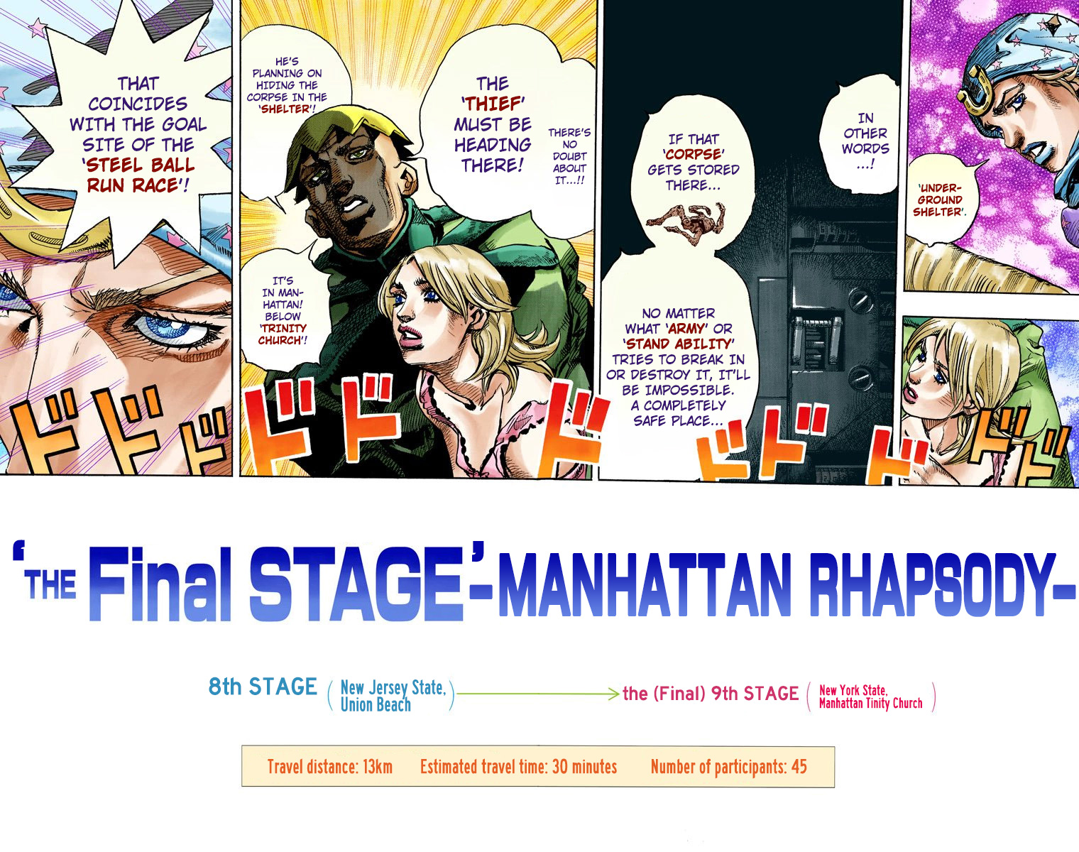 Jojo's Bizarre Adventure Part 7 - Steel Ball Run - Vol.23 Chapter 90: High Voltage Part 1