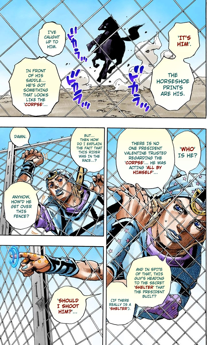 Jojo's Bizarre Adventure Part 7 - Steel Ball Run - Vol.23 Chapter 90: High Voltage Part 1