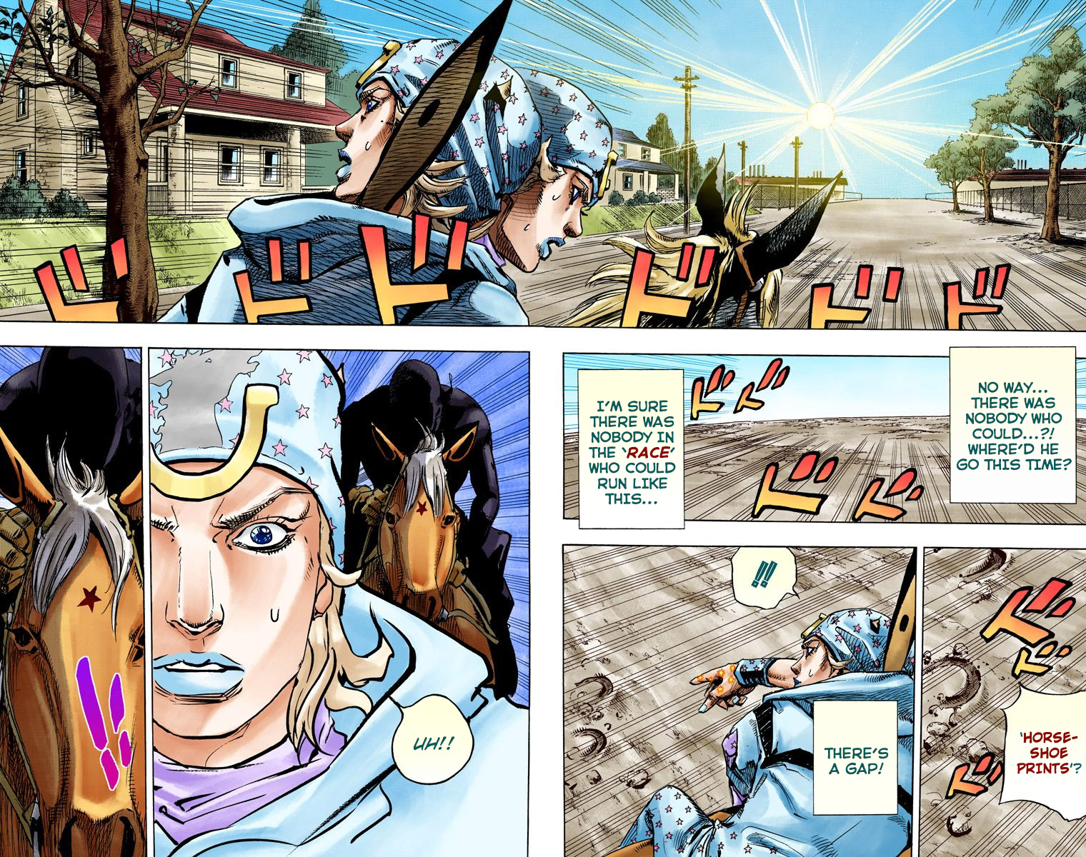 Jojo's Bizarre Adventure Part 7 - Steel Ball Run - Vol.23 Chapter 90: High Voltage Part 1