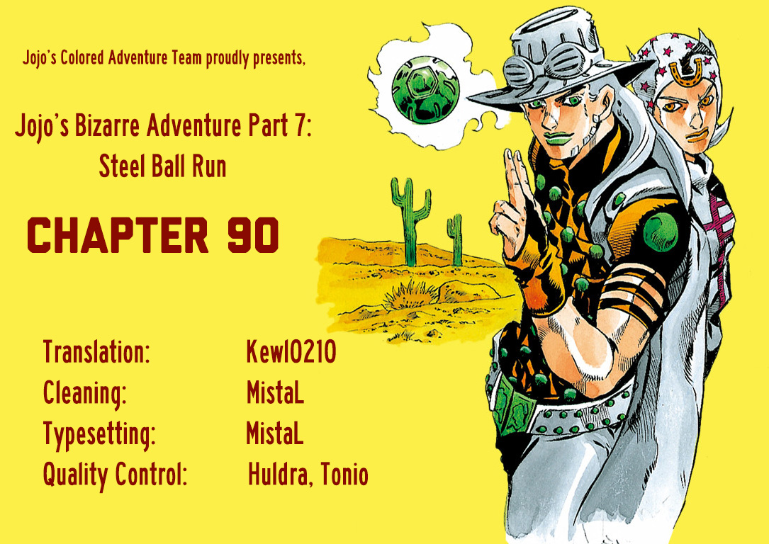 Jojo's Bizarre Adventure Part 7 - Steel Ball Run - Vol.23 Chapter 90: High Voltage Part 1