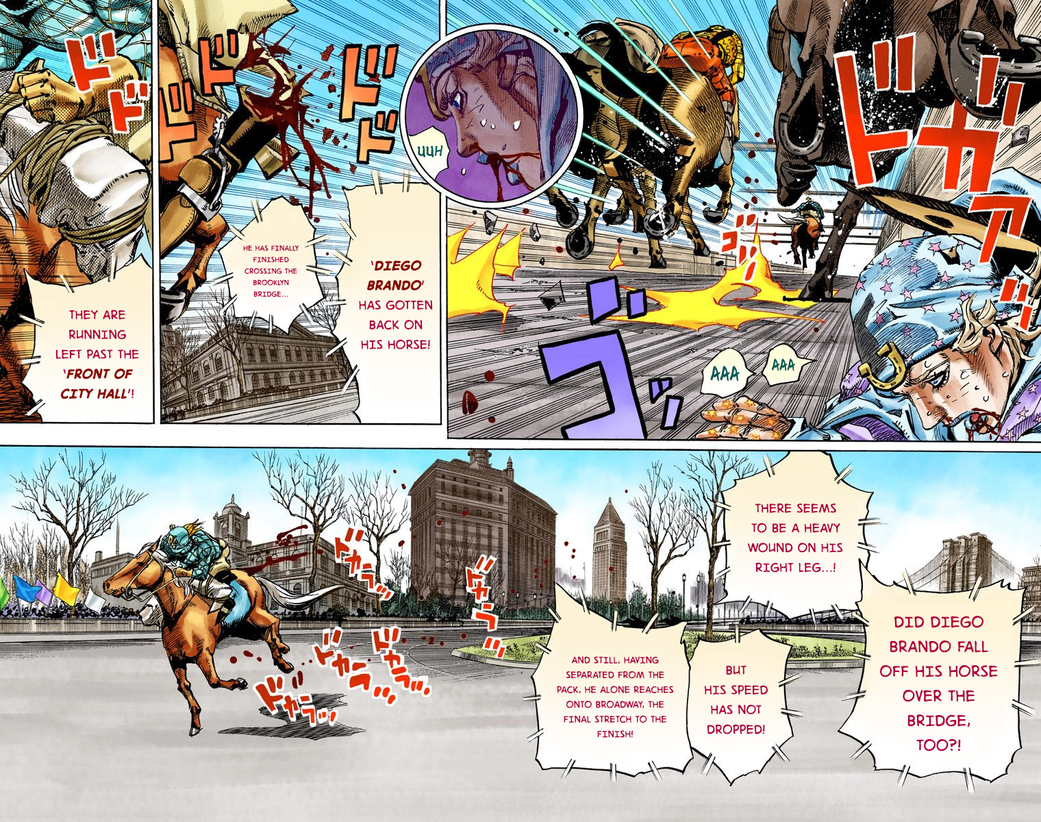 Jojo's Bizarre Adventure Part 7 - Steel Ball Run - Vol.24 Chapter 94: World Of Stars And Stripes