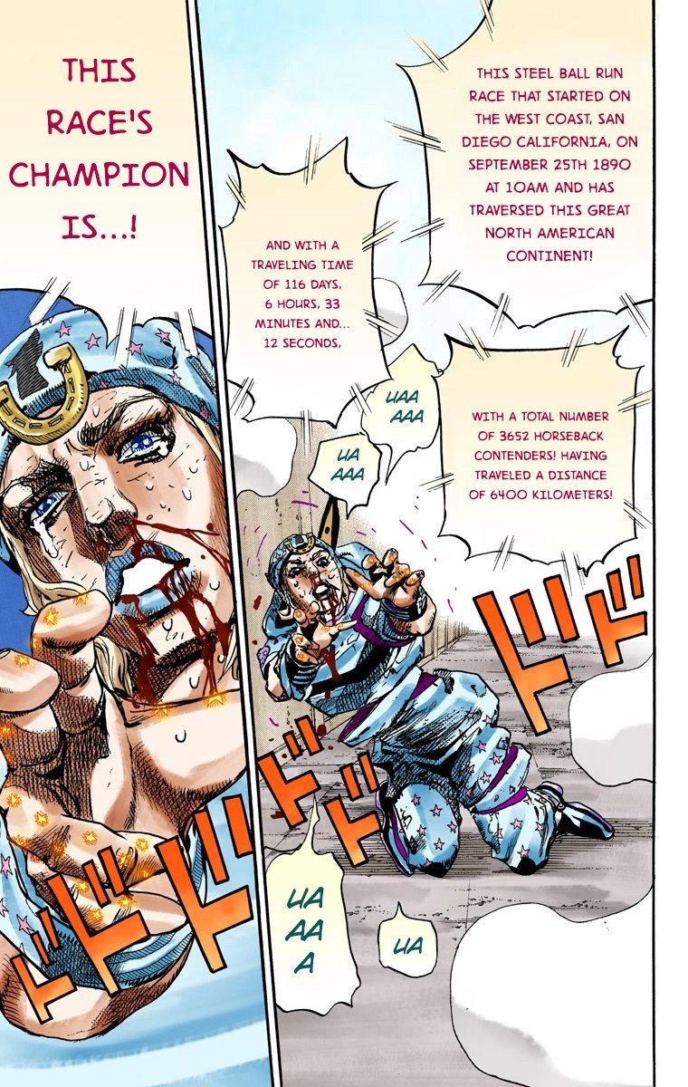 Jojo's Bizarre Adventure Part 7 - Steel Ball Run - Vol.24 Chapter 94: World Of Stars And Stripes