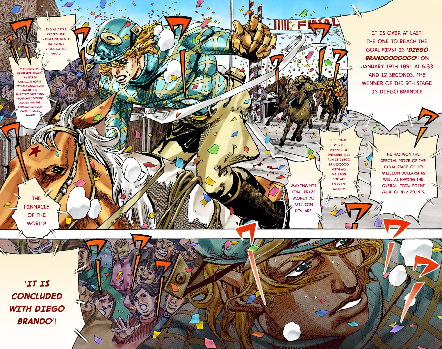 Jojo's Bizarre Adventure Part 7 - Steel Ball Run - Vol.24 Chapter 94: World Of Stars And Stripes