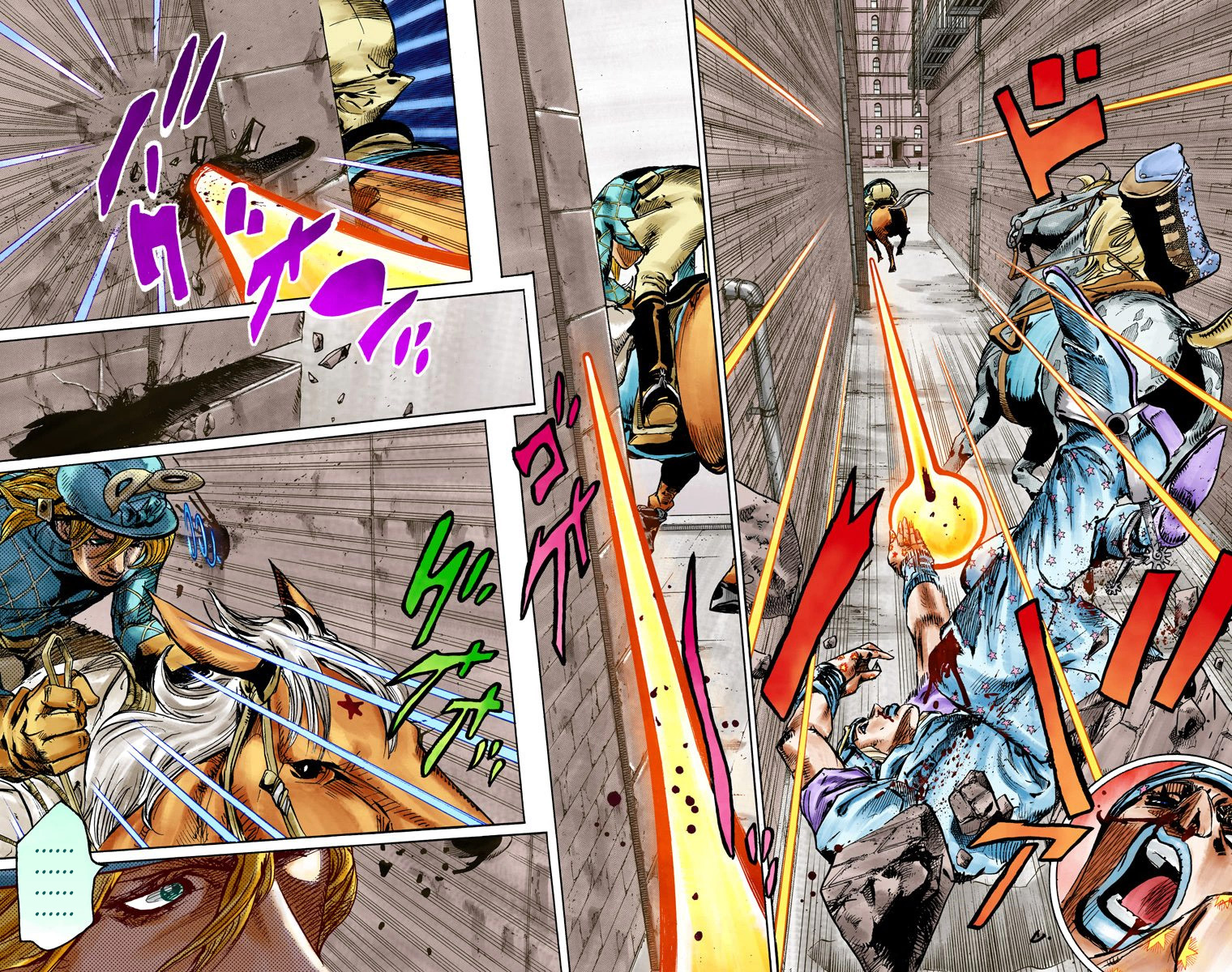 Jojo's Bizarre Adventure Part 7 - Steel Ball Run - Vol.24 Chapter 92: High Voltage Part 3