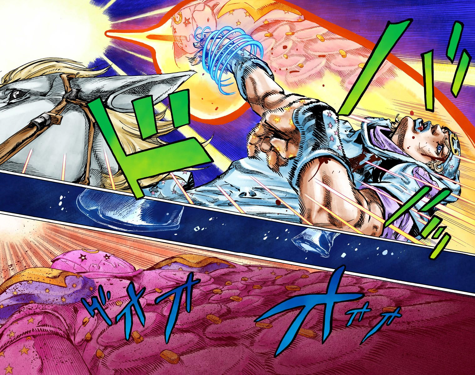 Jojo's Bizarre Adventure Part 7 - Steel Ball Run - Vol.24 Chapter 93: High Voltage Part 4