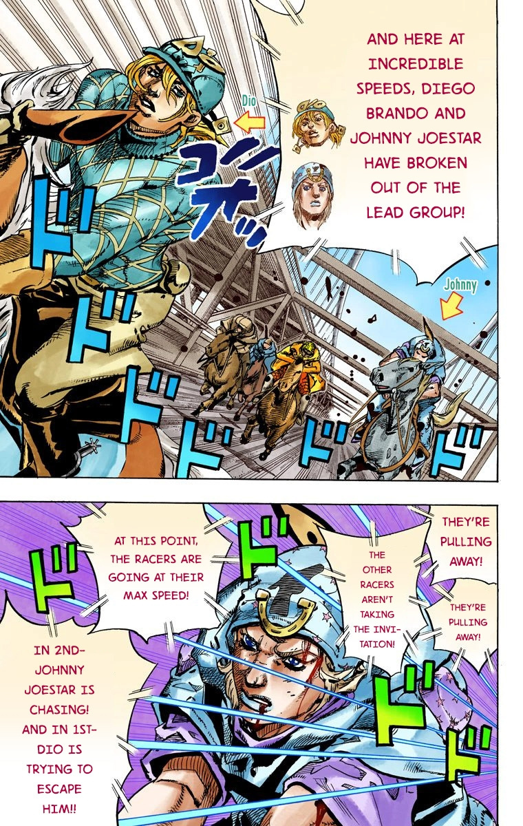 Jojo's Bizarre Adventure Part 7 - Steel Ball Run - Vol.24 Chapter 93: High Voltage Part 4