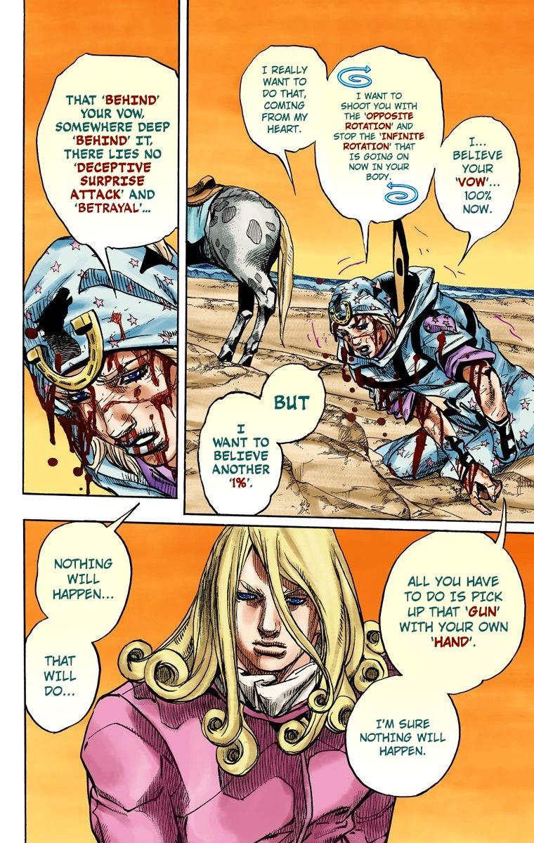 Jojo's Bizarre Adventure Part 7 - Steel Ball Run - Vol.23 Chapter 89: Break My Heart, Break Your Heart Part 2