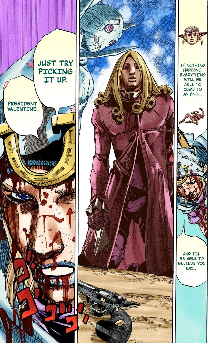 Jojo's Bizarre Adventure Part 7 - Steel Ball Run - Vol.23 Chapter 89: Break My Heart, Break Your Heart Part 2