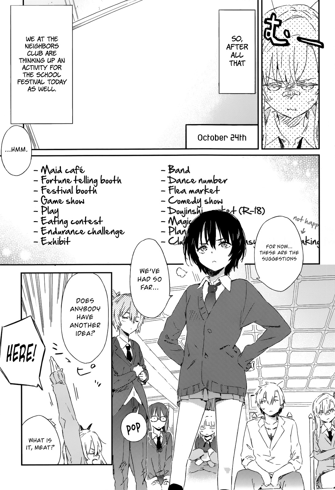 Boku Wa Tomodachi Ga Sukunai Plus - Chapter 46 : 3Rd Committee To Decide On A School Festival Activity