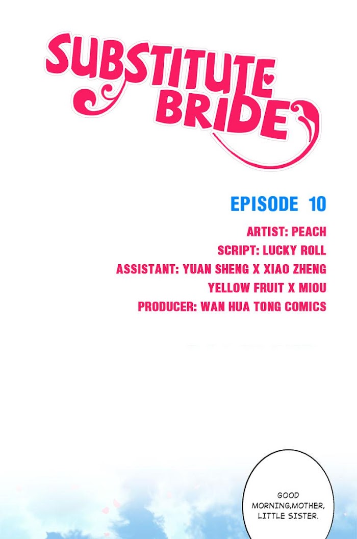 Substitute Bride - Chapter 10