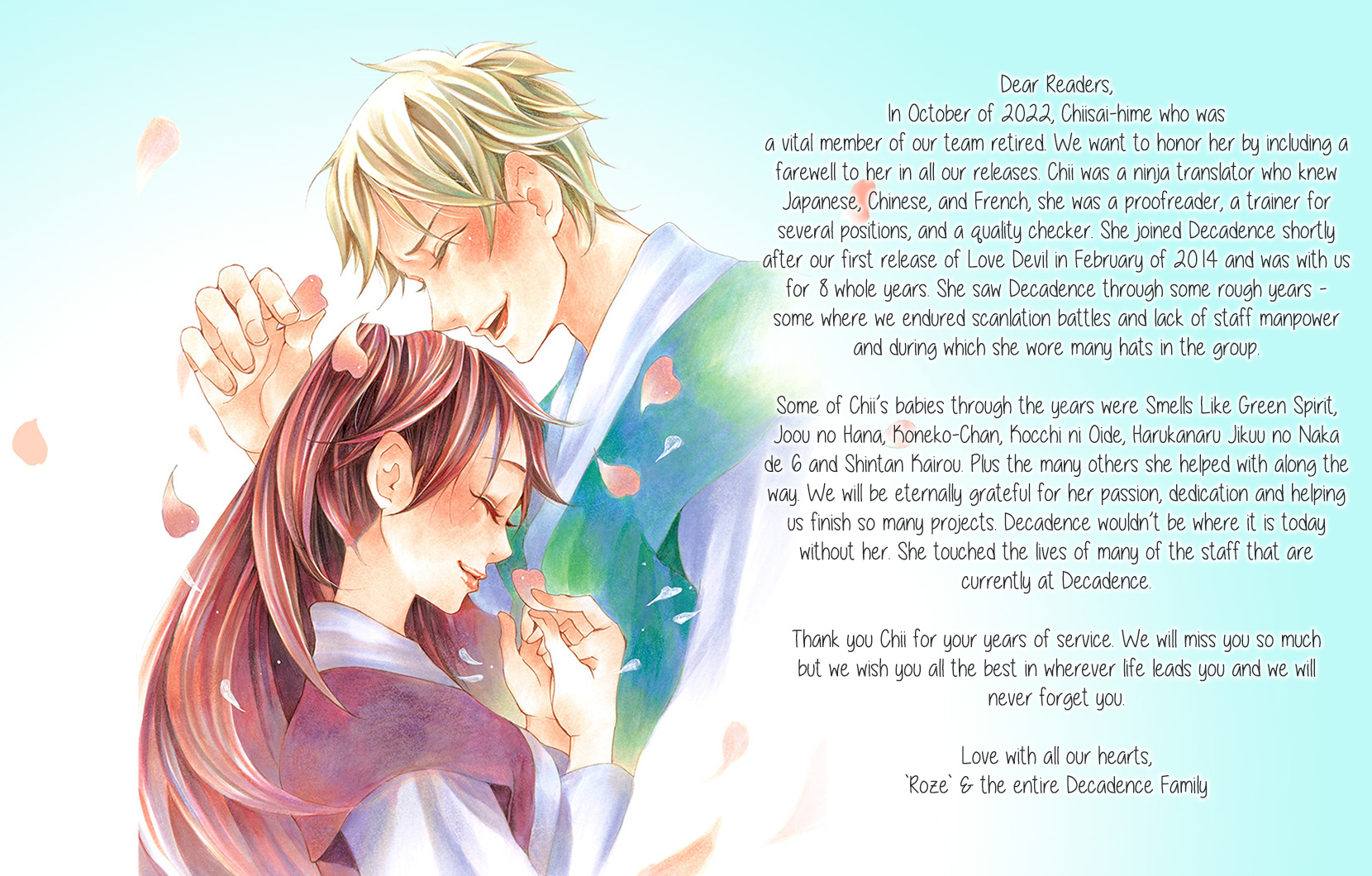 Koi Wa Tsuzuku Yo Dokomade Mo - Vol.7 Chapter 35: Last Love - Believe In Each Other's Love. ...Yes, I Will. Forever.