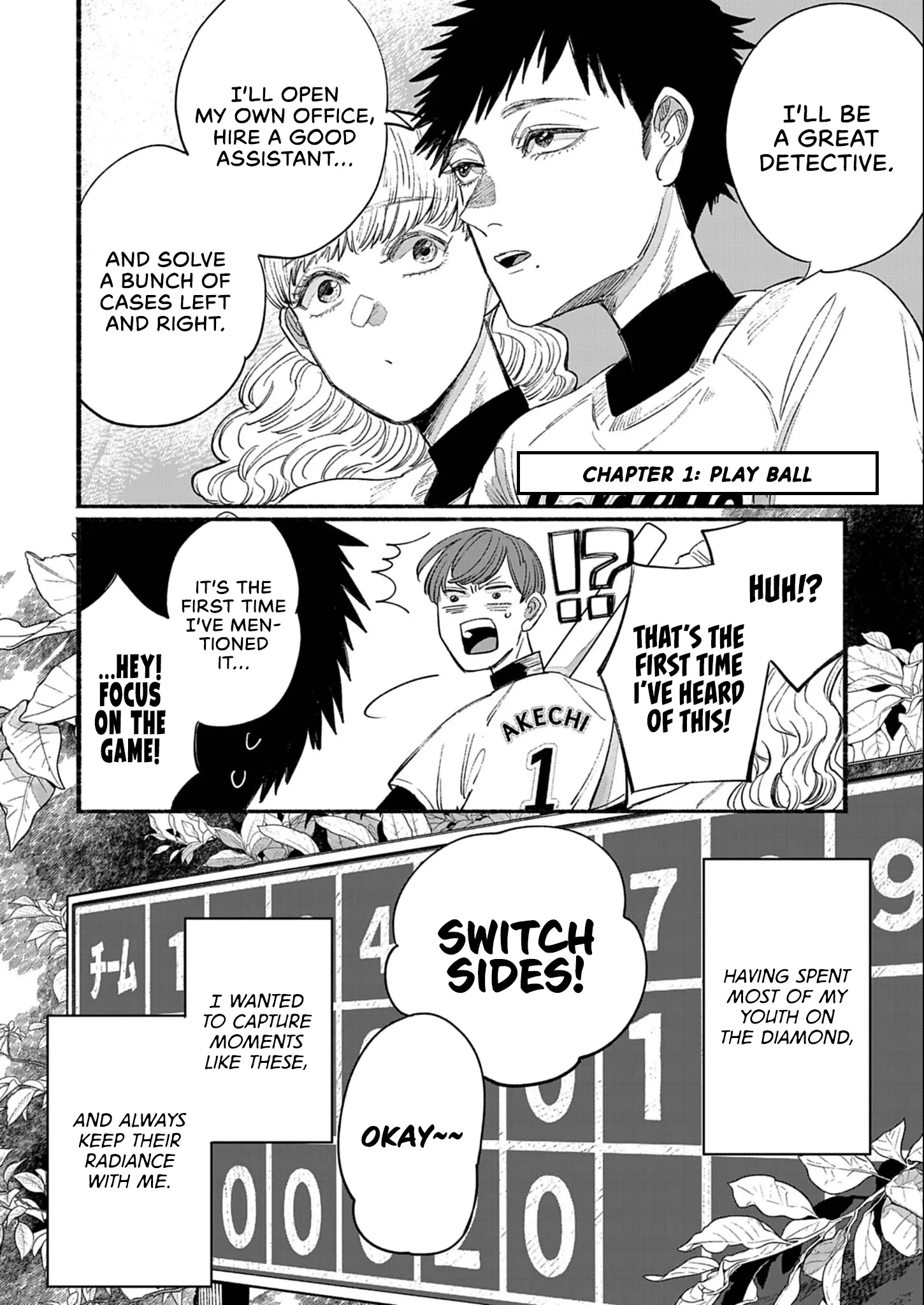 Sayonara Diamond - Chapter 1: Play Ball!