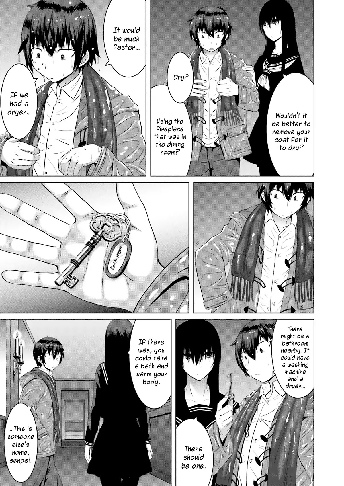 Kuro-Senpai To Kuroyashiki No Yami Ni Mayowanai - Chapter 3