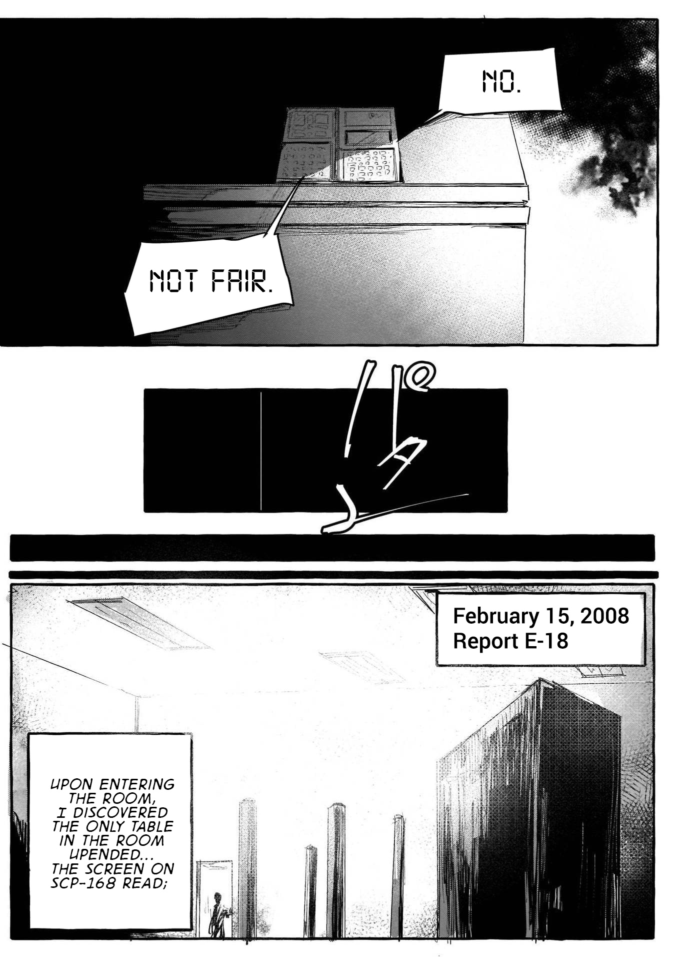 Scp Comic Anthology - Ki - Vol.1 Chapter 4: Scp-168 - Sentient Calculator (Garakuta)