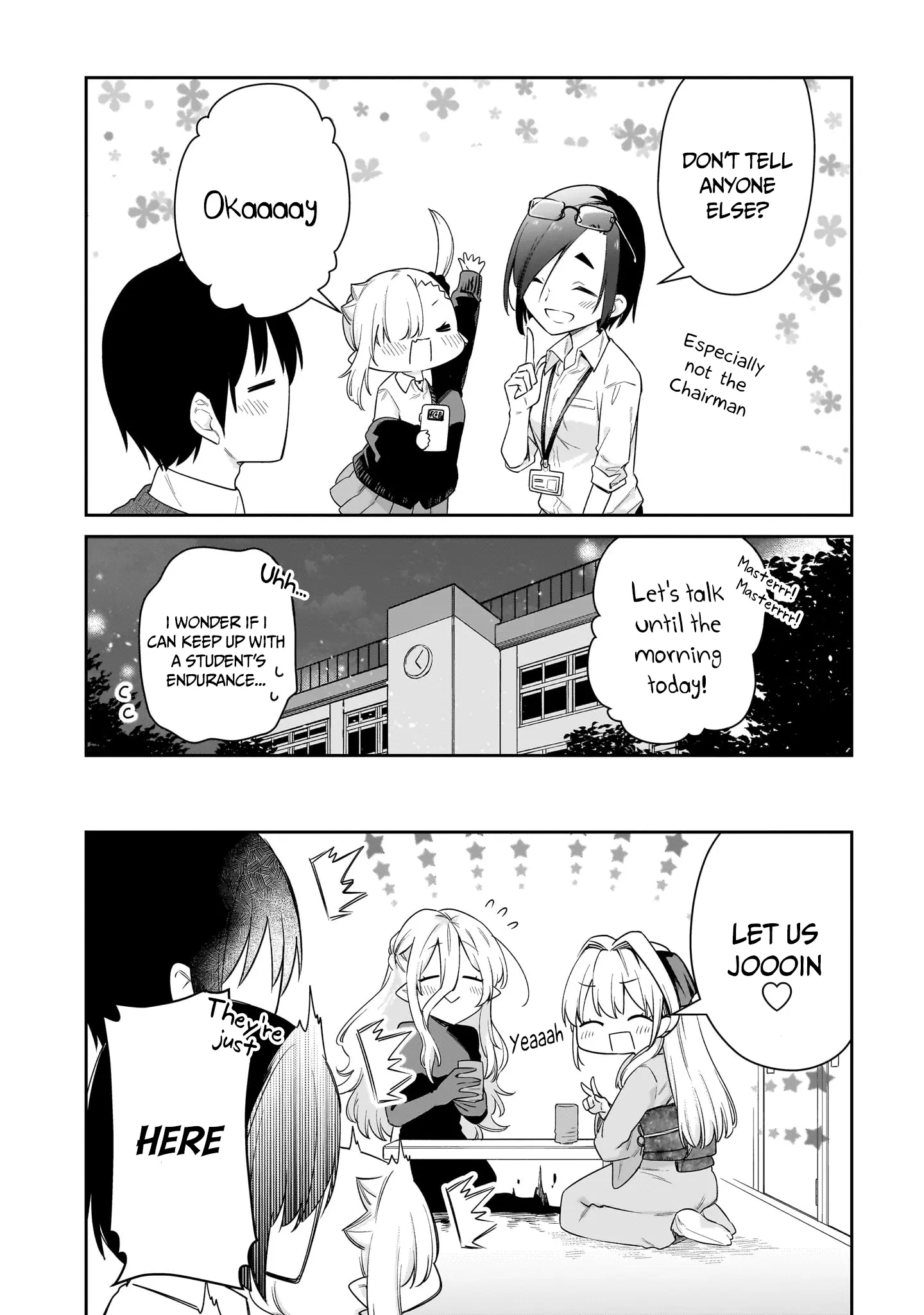 Vampire-Chan Can't Suck Properly - Vol.4 Chapter 38: Vampire-Chan And The Night Duty Experience