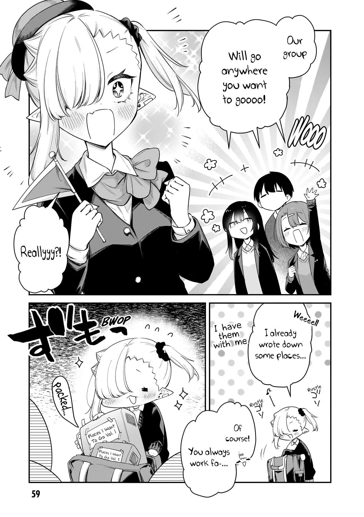 Vampire-Chan Can't Suck Properly - Vol.4 Chapter 39: Vampire-Chan And The School Trip - Part 1