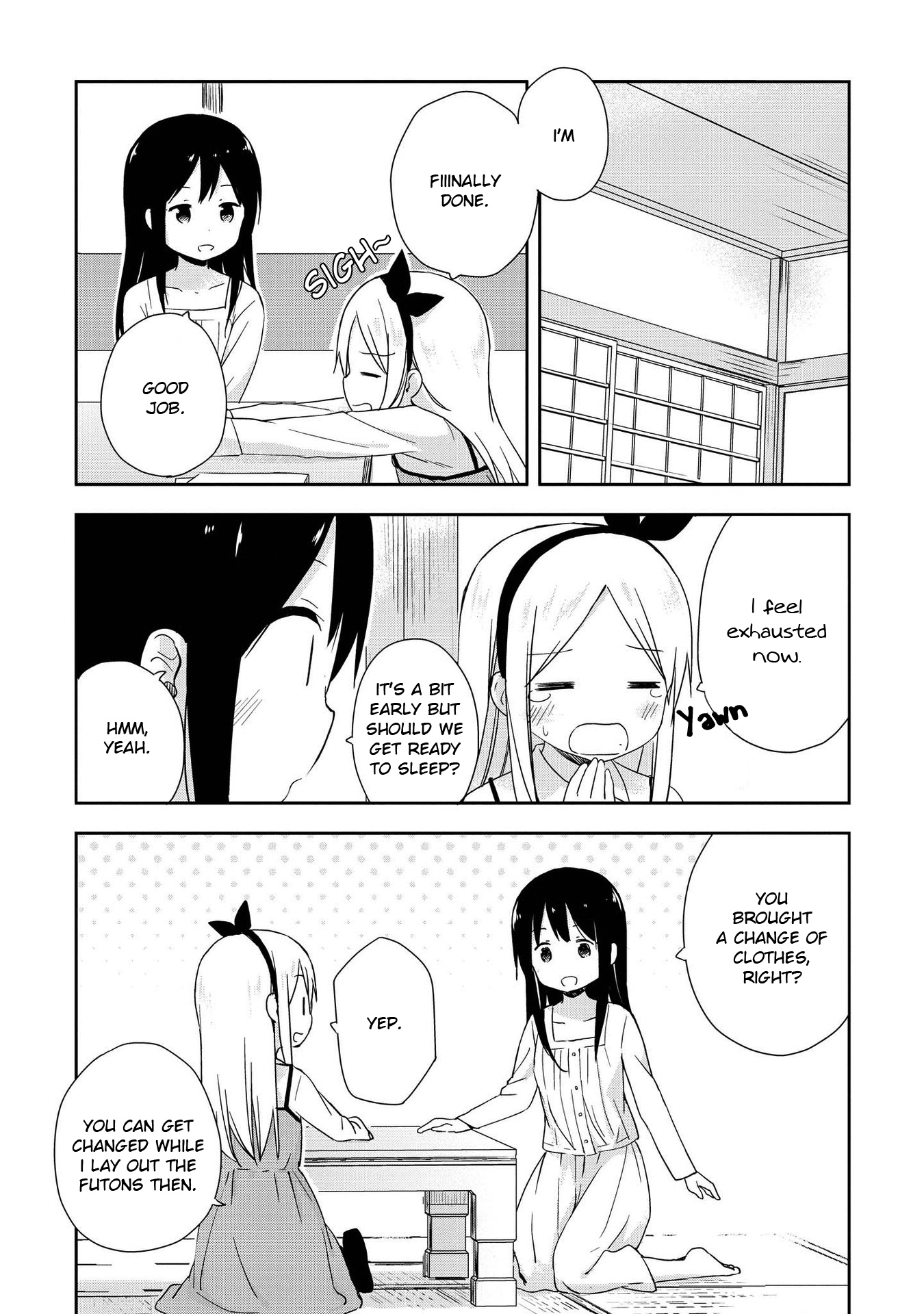 Mirai No Fu Fu Desu Kedo? - Vol.1 Chapter 6: Sleepover