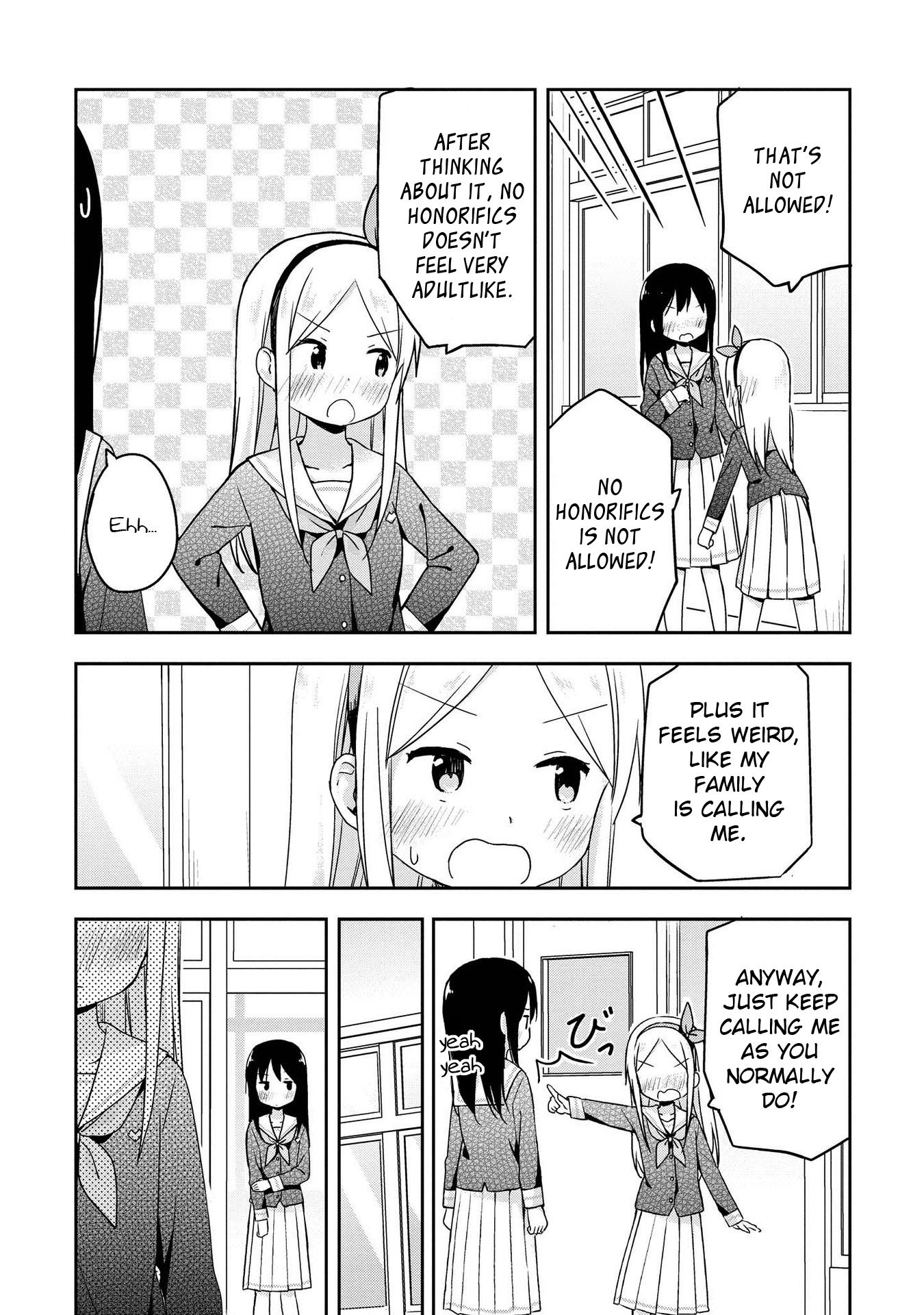 Mirai No Fu Fu Desu Kedo? - Vol.1 Chapter 7: Honorifics