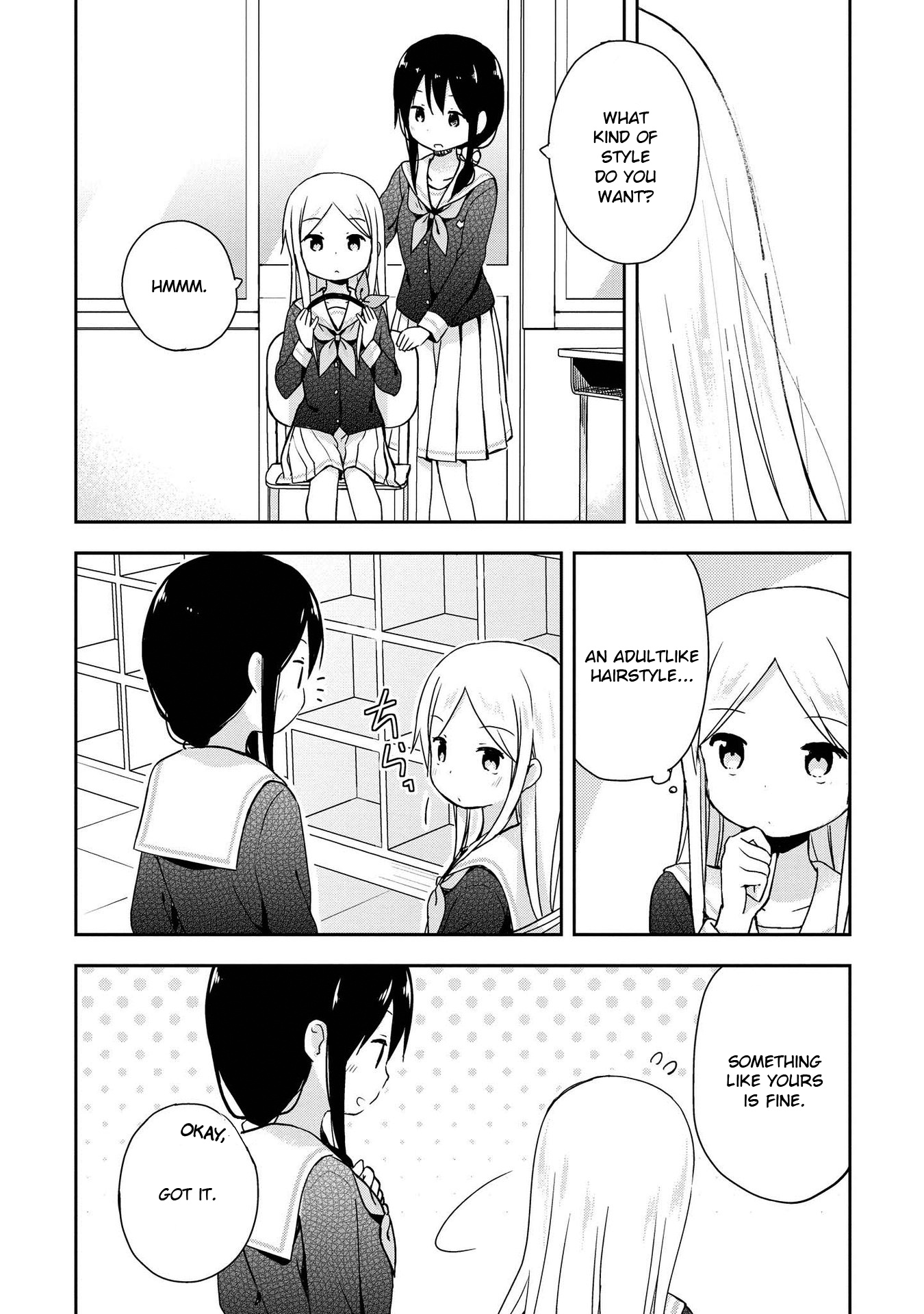 Mirai No Fu Fu Desu Kedo? - Vol.1 Chapter 9: Hairstyle