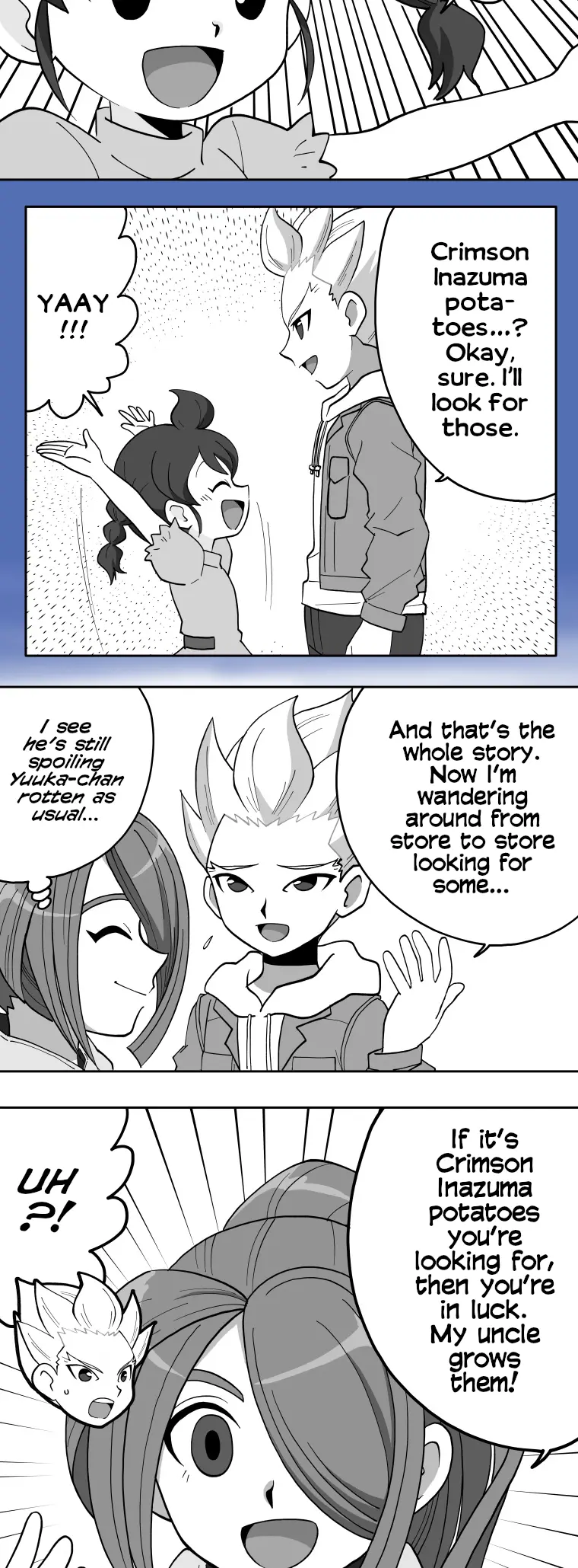 Honosuto! ~Gouenji No Hitorigoto~ - Chapter 85: Sweet Potatoes And Gouenji (1)