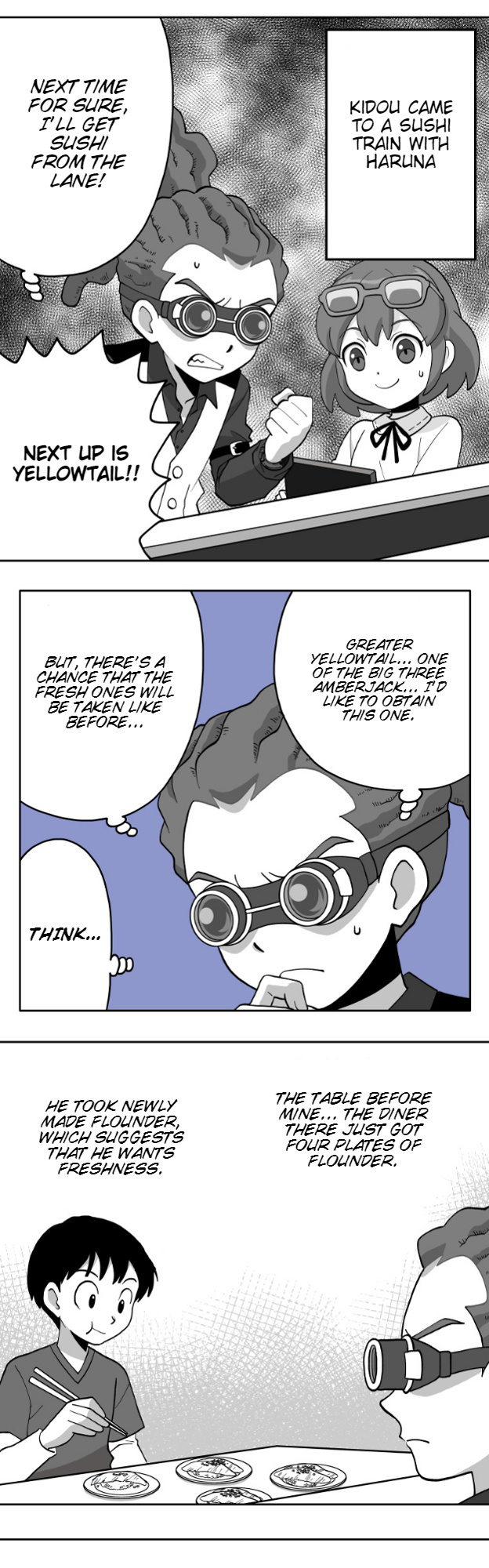 Honosuto! ~Gouenji No Hitorigoto~ - Chapter 79: Train Sushi And Kidou 2