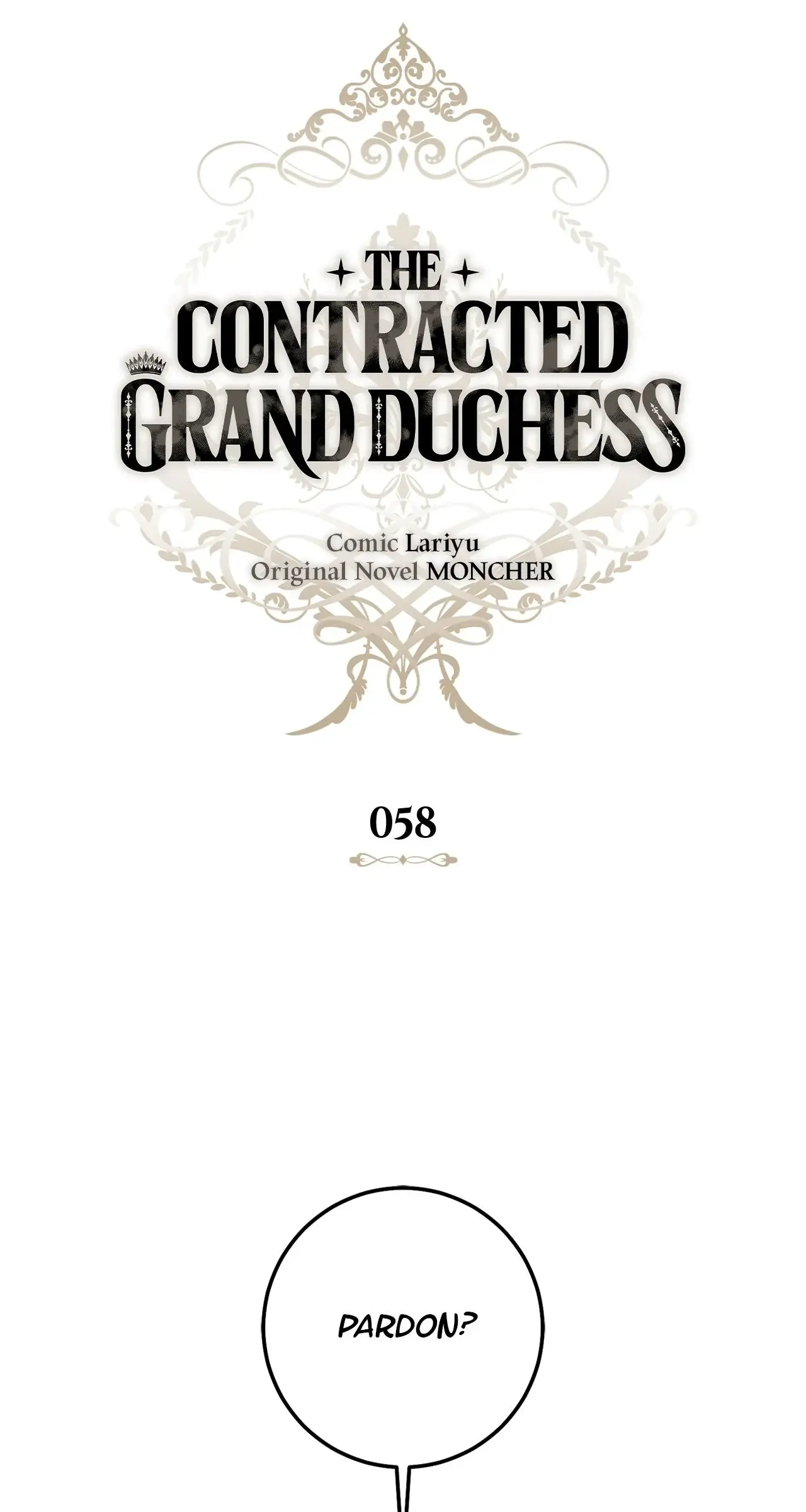 Contract Grand Duchess - Chapter 58