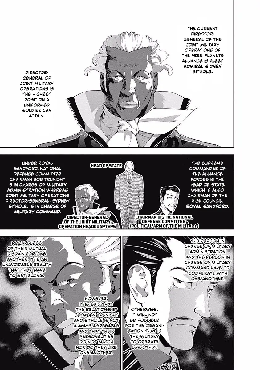 Ginga Eiyuu Densetsu (Fujisaki Ryu) - Vol.7 Chapter 62: Commodore Yang Wen-Li - Capital Planet Heinessen: The Patriotic Knight Corps (Part Ii)