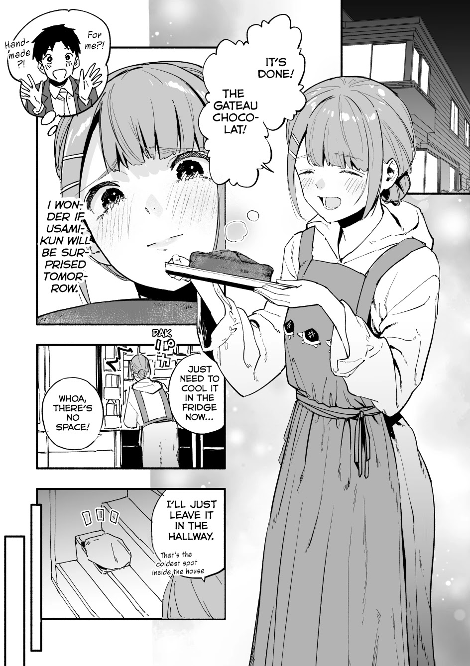 Nirugame-Chan With The Huge Ass And Usami-Kun - Chapter 41: A Girl With A Huge Ass' Night Before Valentine's Day