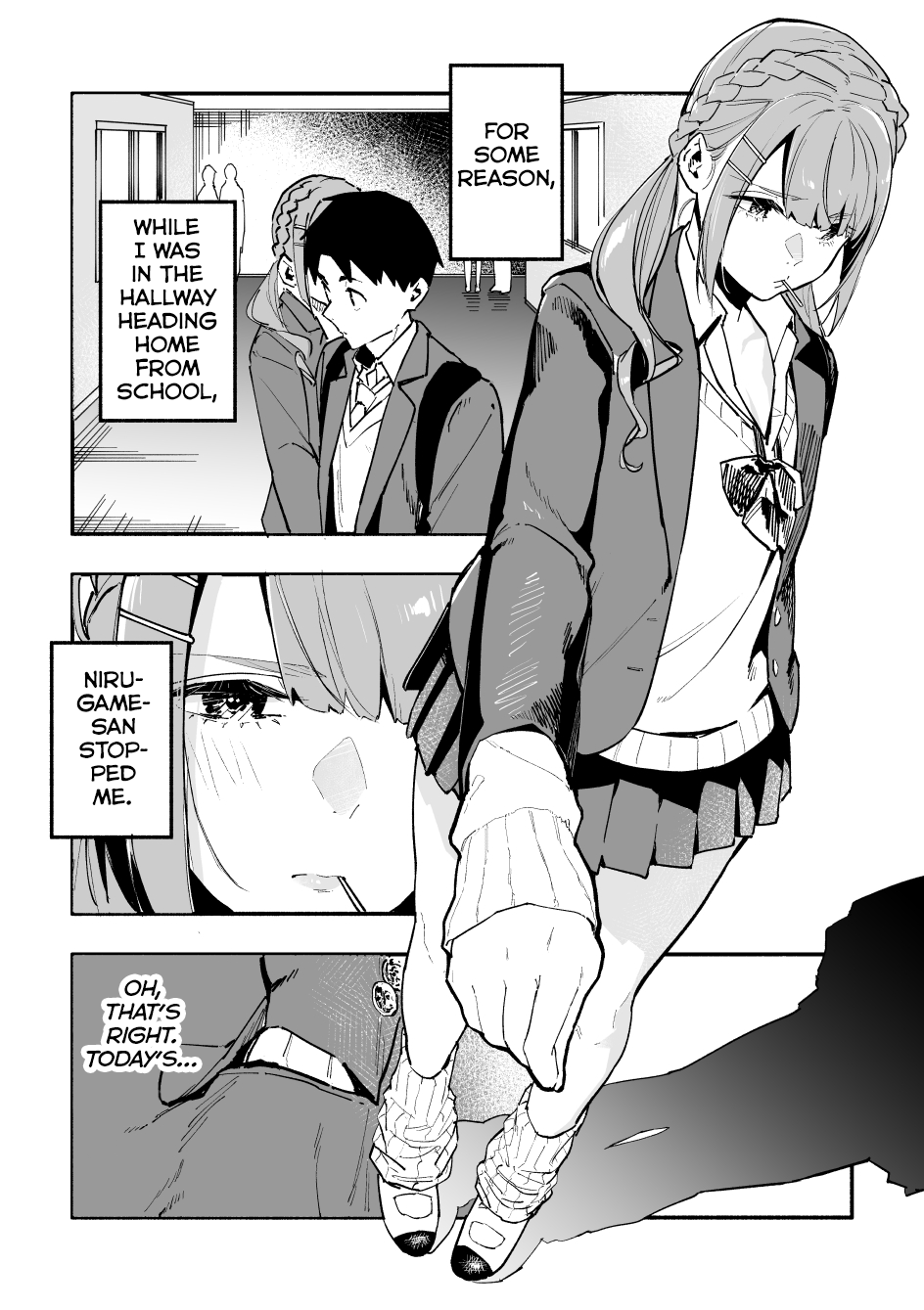 Nirugame-Chan With The Huge Ass And Usami-Kun - Chapter 42: A Girl With A Huge Ass Who Does Her Best On Valentine’s Day